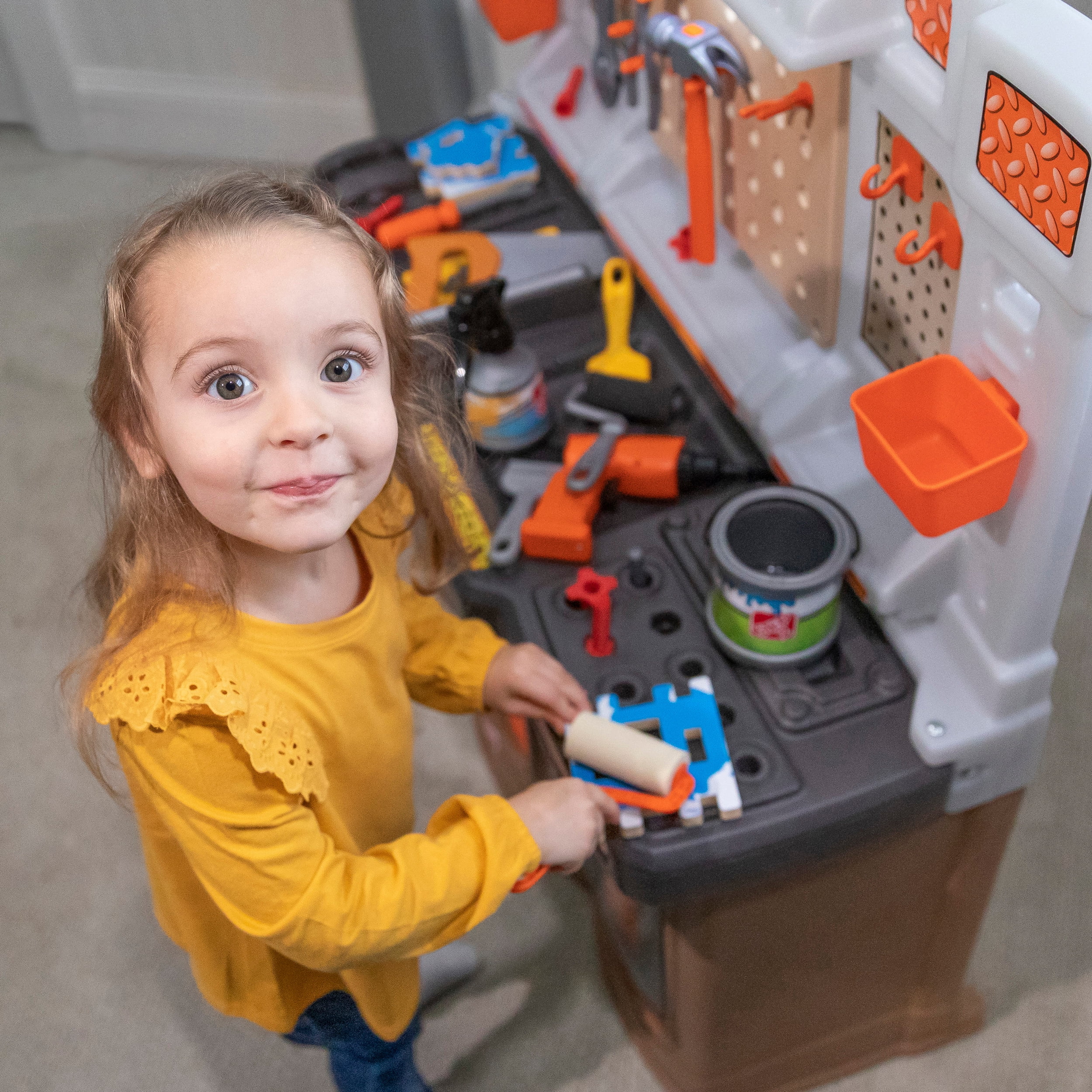 Step2 Big Builders Pro Workshop Multicolor Tool Bench, 27.50" x 34", 19 lb - Image 55