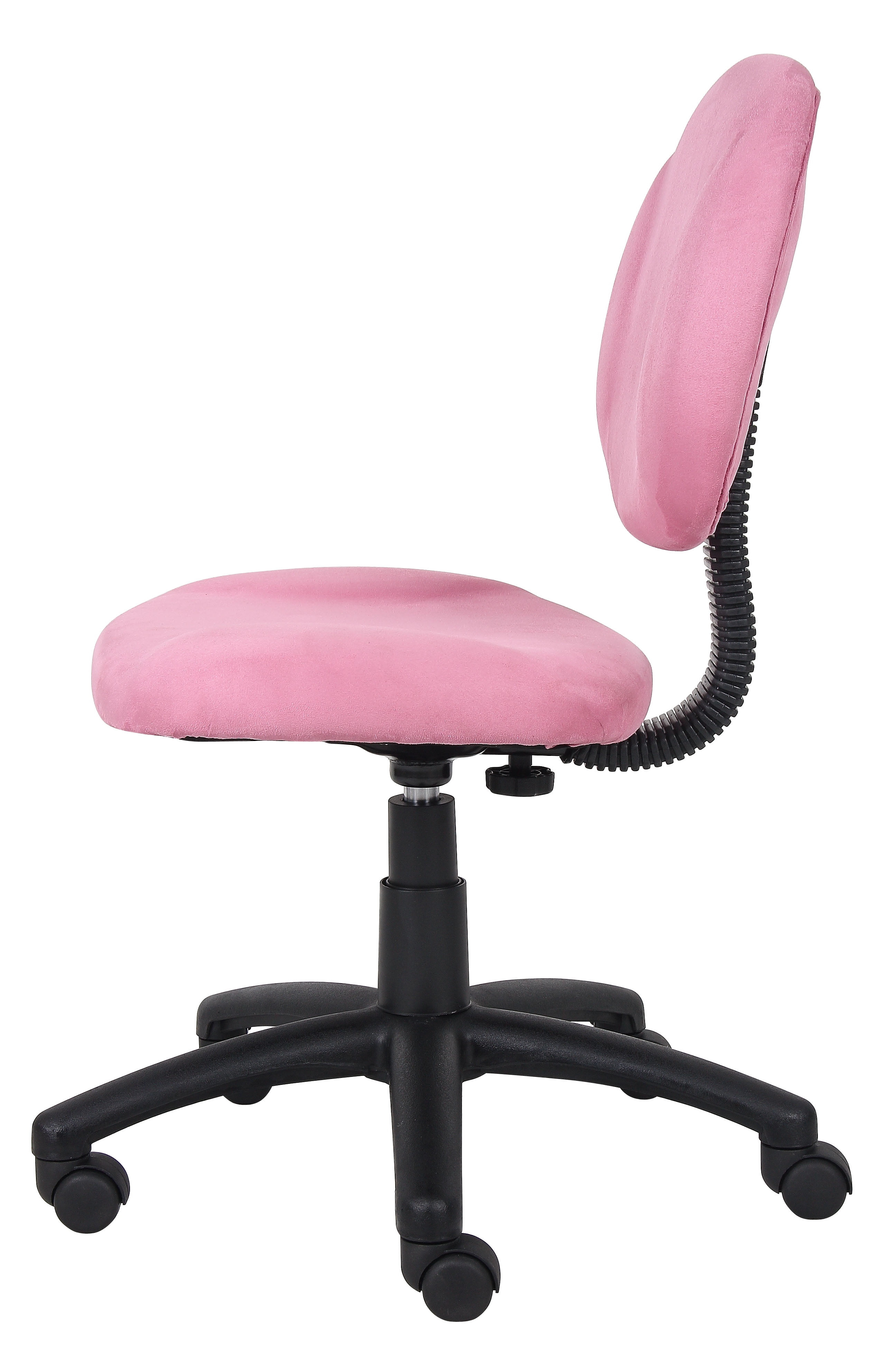 Boss Office Products Pink Perfect Posture Delubye Modern Home Office Chair without Arms - Image 7