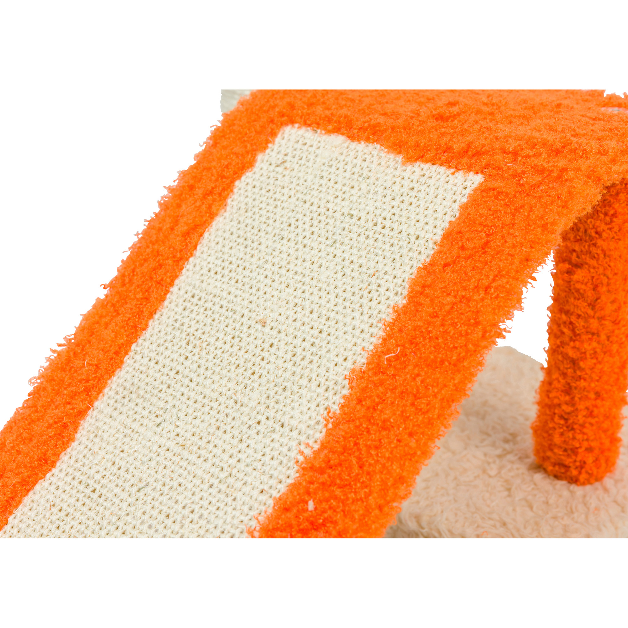 Armarkat X2101 Two Level Platform Real Wood Scratcher w Sisal Carpet Ramp Beige - Image 10