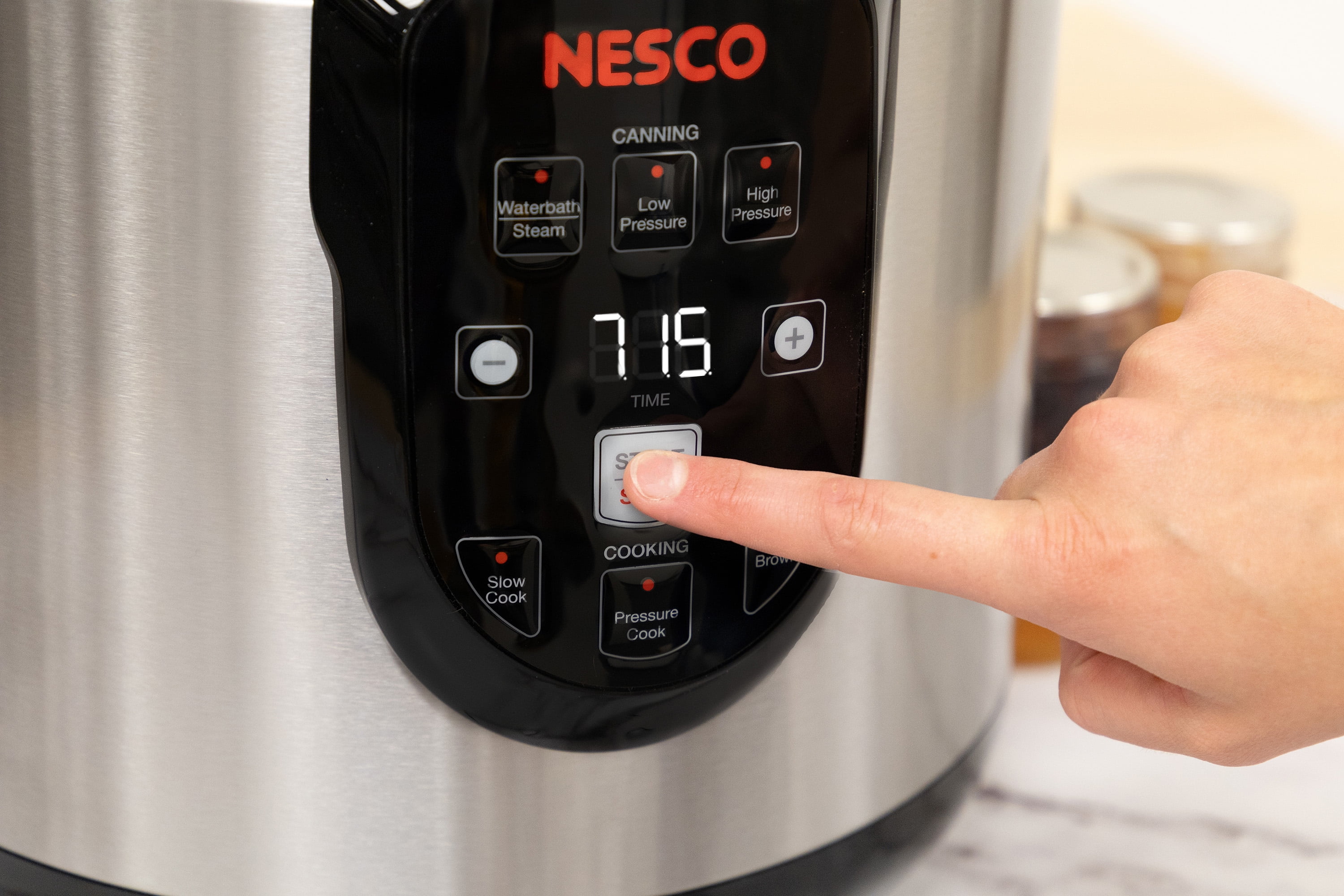 NESCO® 9.5 Quart Electric Pressure Canner, Digital Pressure Cooker and Canning Pot, Equipment for Canning Meat and Vegetables - Image 10