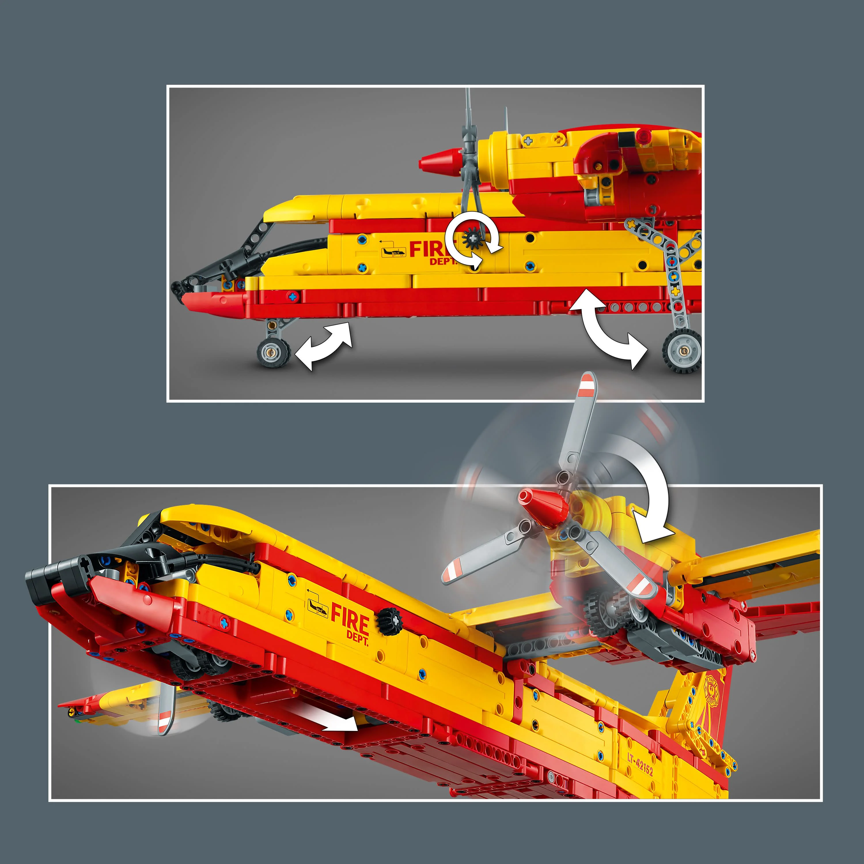LEGO 6425763 Technic Firefighter Aircraft 42152 - Image 4