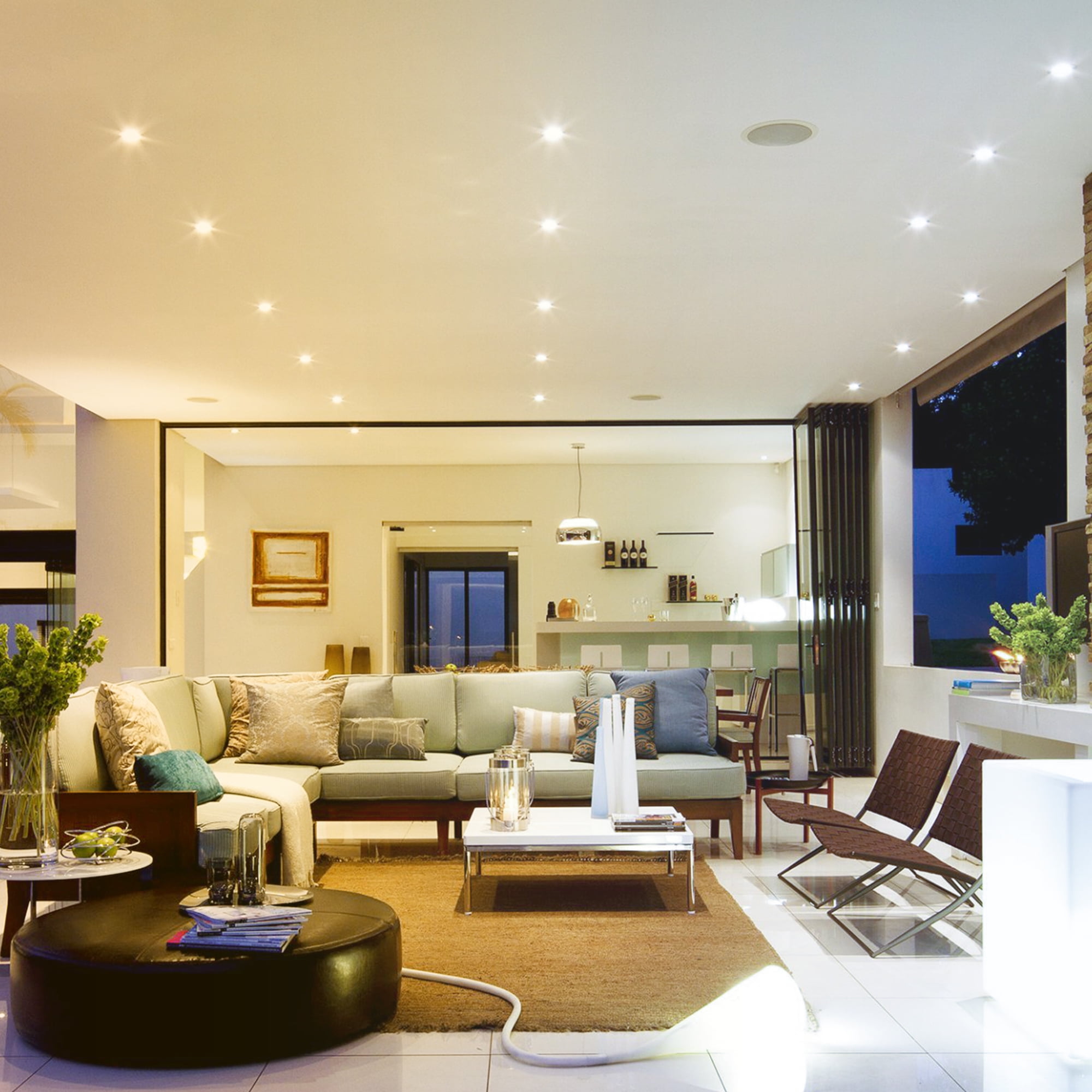 DAYBETTER 24 Pack LED Recessed Ceiling Light Modern,5CCT 6 inch Ultra-Thin with Junction Box, 2700K-5000K Selectable, Dimmable,Lighting - Image 5