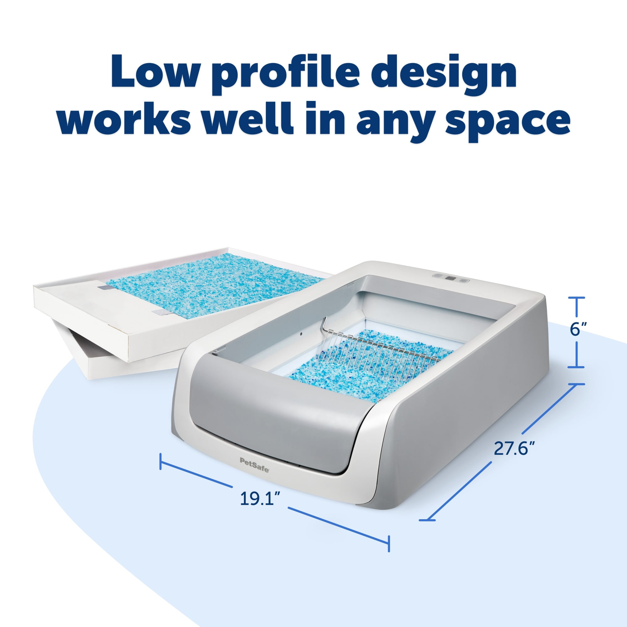 PetSafe ScoopFree Crystal Pro Legacy Self-Cleaning Cat Litter Box, Automatic, Not Enclosed, Gray - Image 6