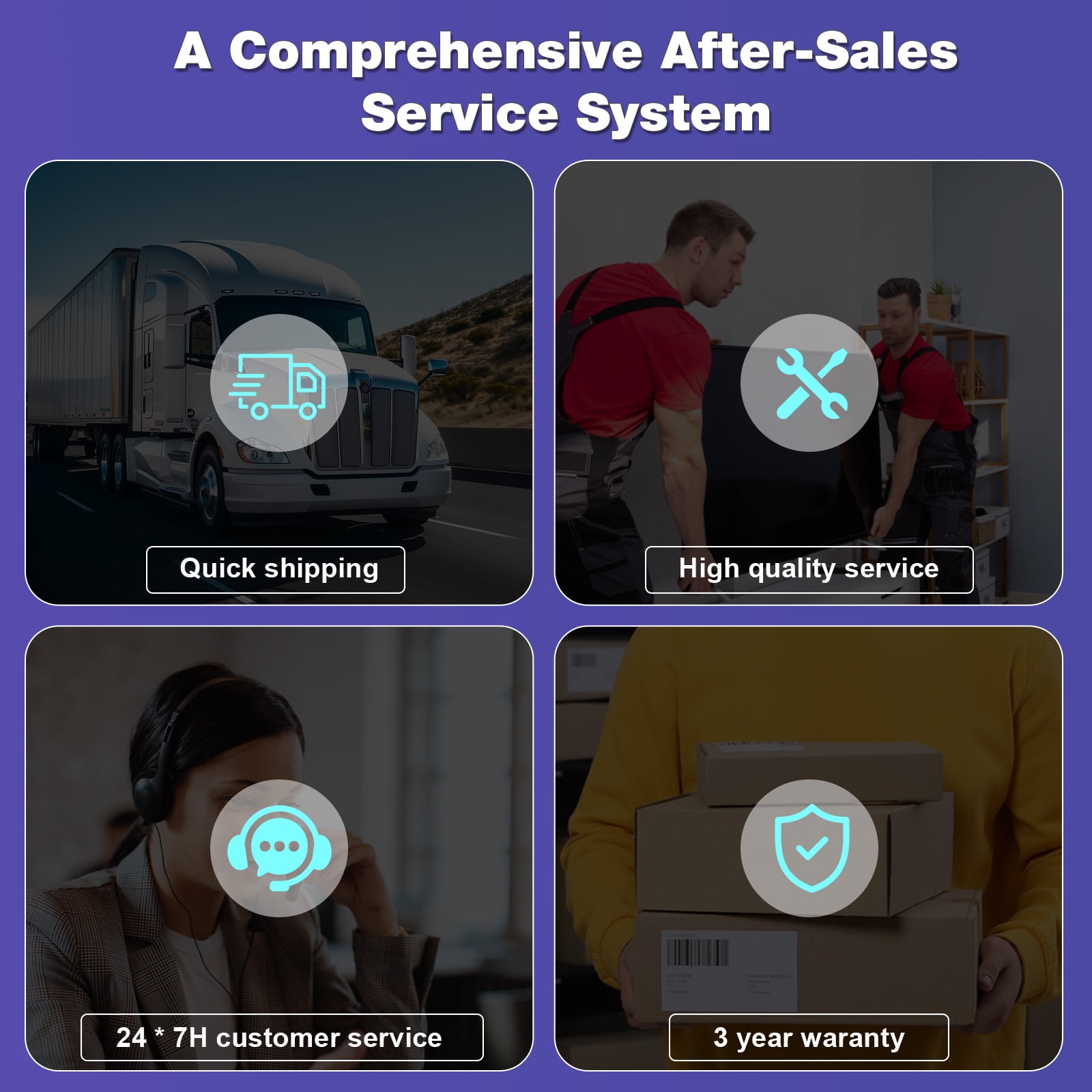 TV Stand for Living Room, Entertainment Center for TVs up to 65 inch, TV Console Table with Adjustable Shelves, Carbon fiber - Image 4