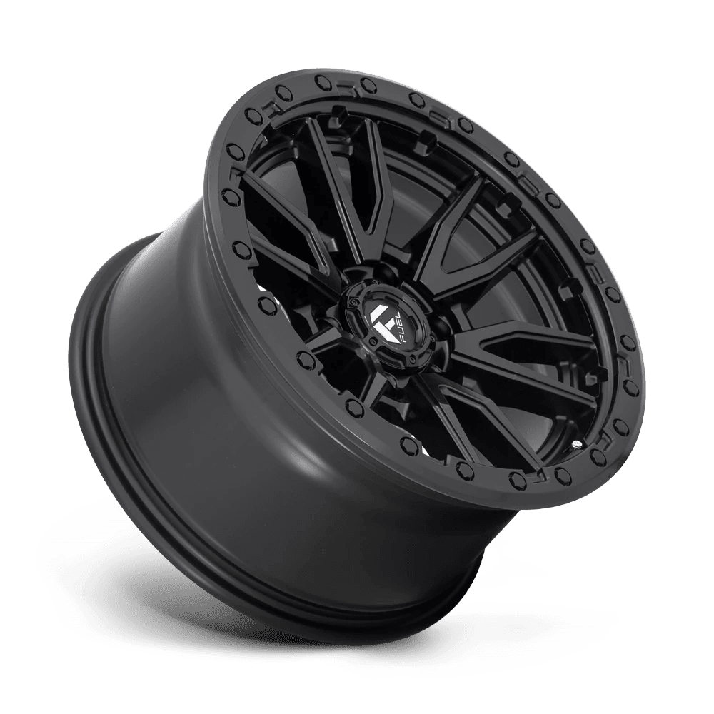 Fuel 1PC Aluminum Rim D679 REBEL 17X9in Matte Black Finish, D67917908445 - Image 2