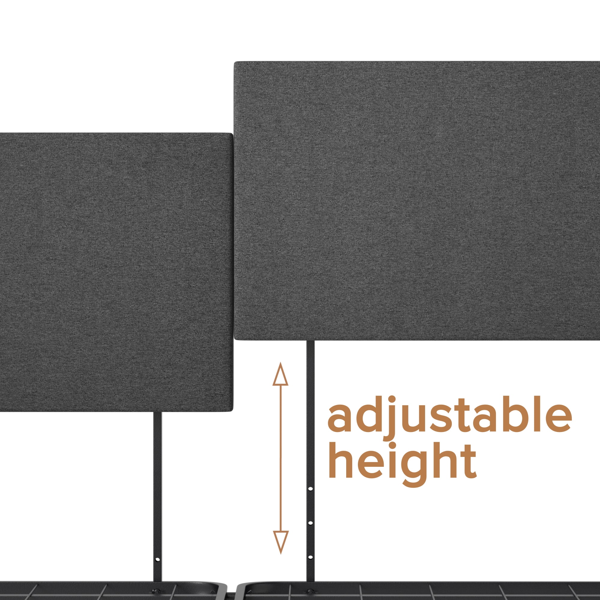 Zinus 42" SmartBase® Foundation with Upholstered Headboard, Metal Bed Frame, Queen - Image 5