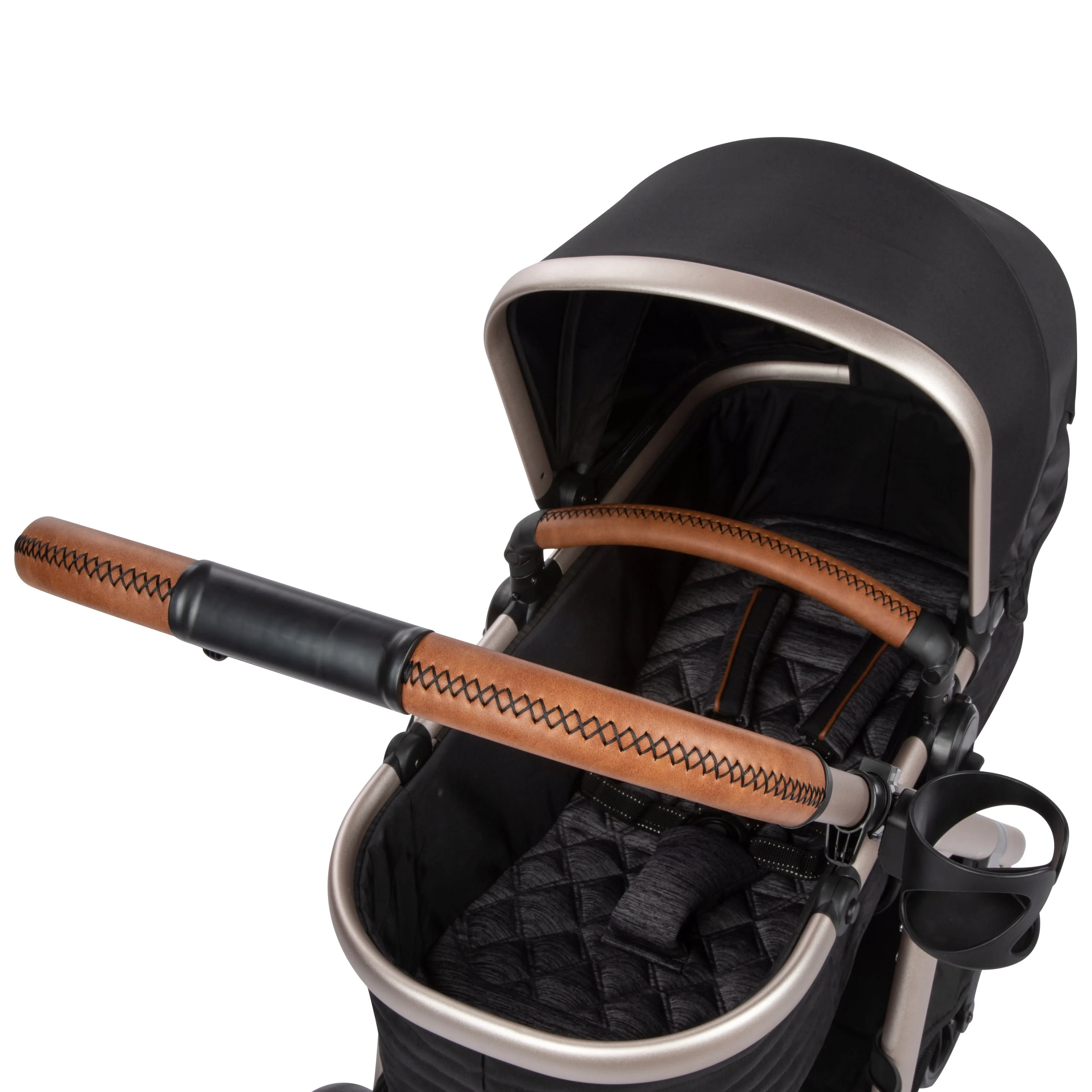 Monbebe 6-in-1 Modular Travel System, Black & Gold, Infant & Toddler, Unisex - Image 15