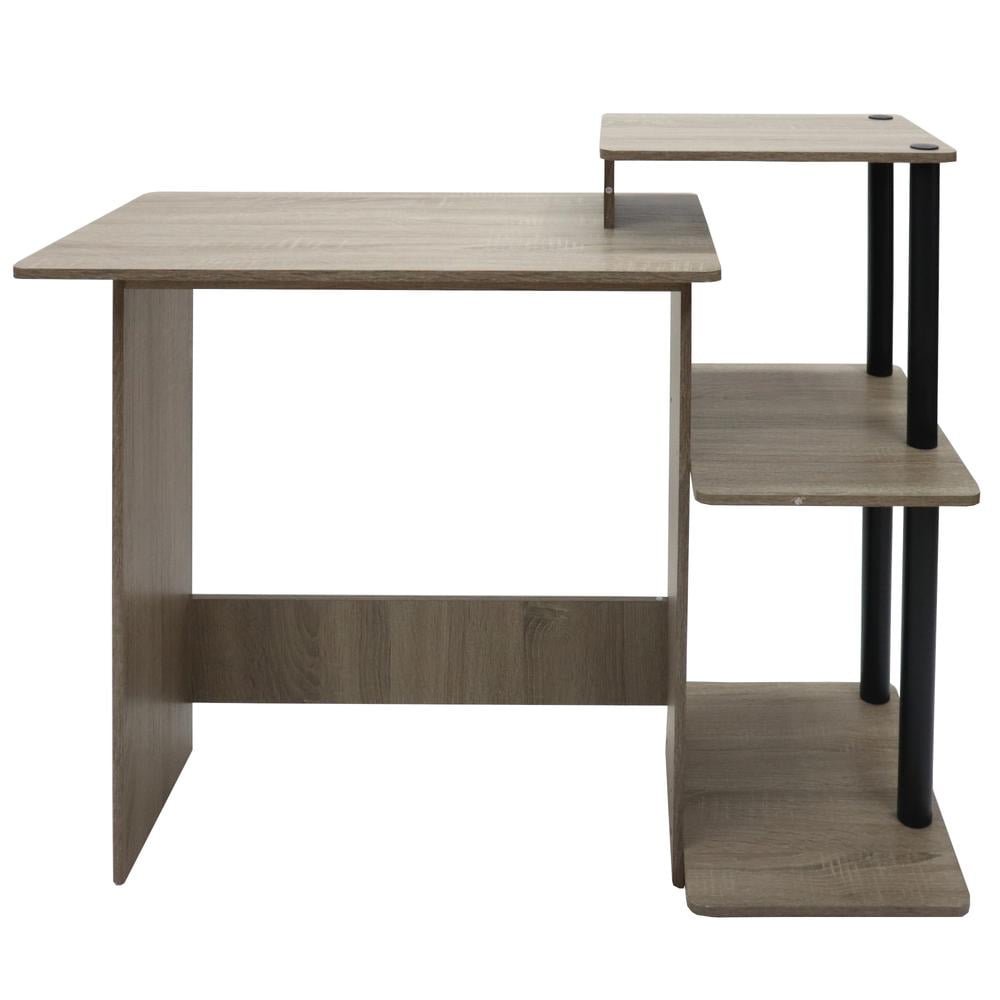 Redmon Multi-Purpose Student Desk 39Wx15.5Dx33.5H, Grey Woodgrain Finish - Image 3