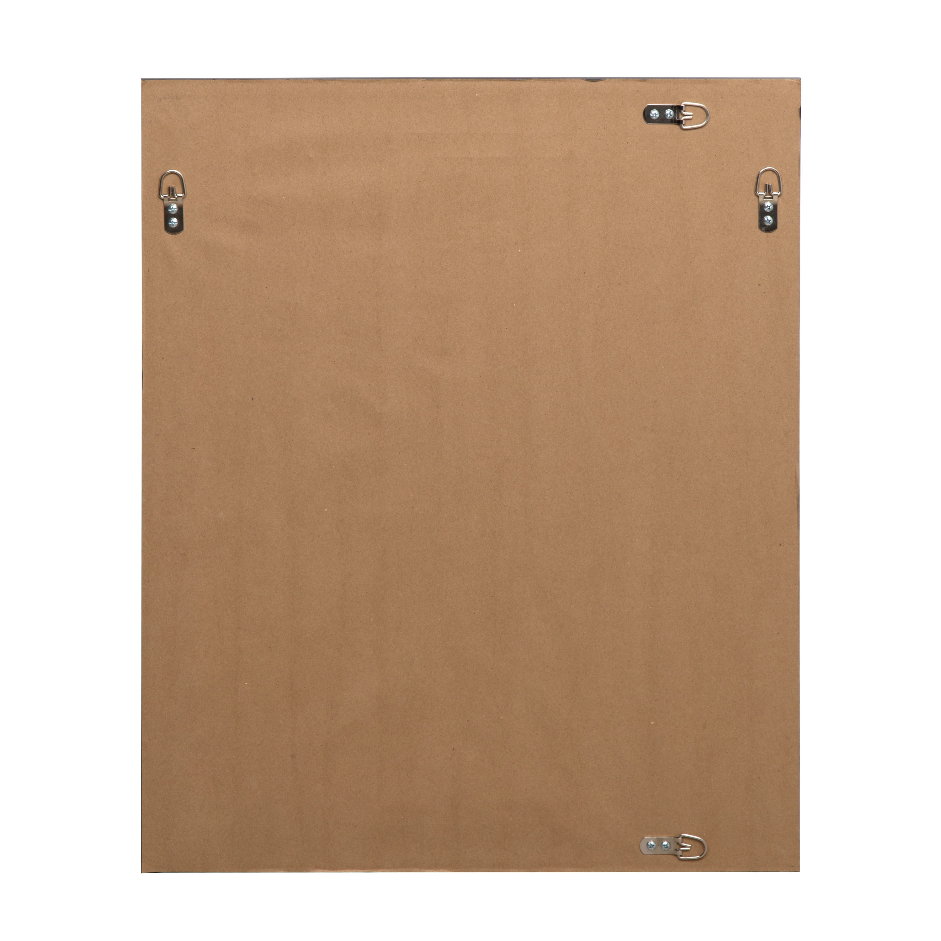 DesignOvation Bosc Framed Decorative Rectangle Wall Mirror, 21.5x27.5, White - Image 3