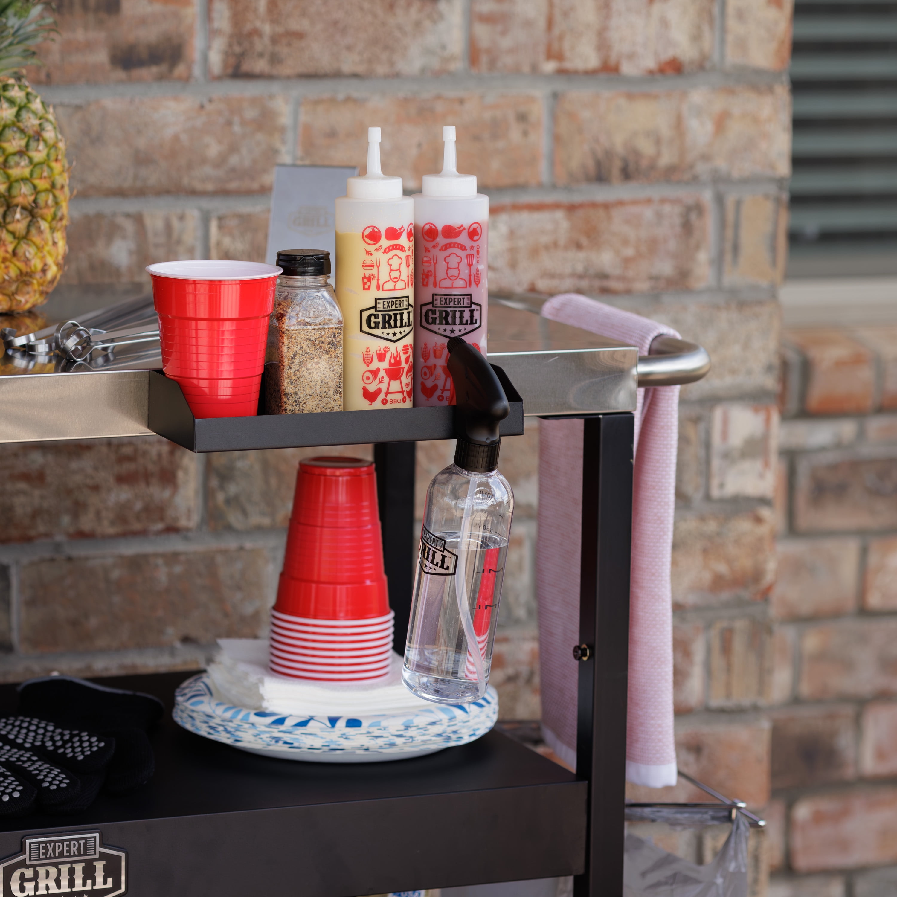 Expert Grill Outdoor Food Preparation Cart - Image 10