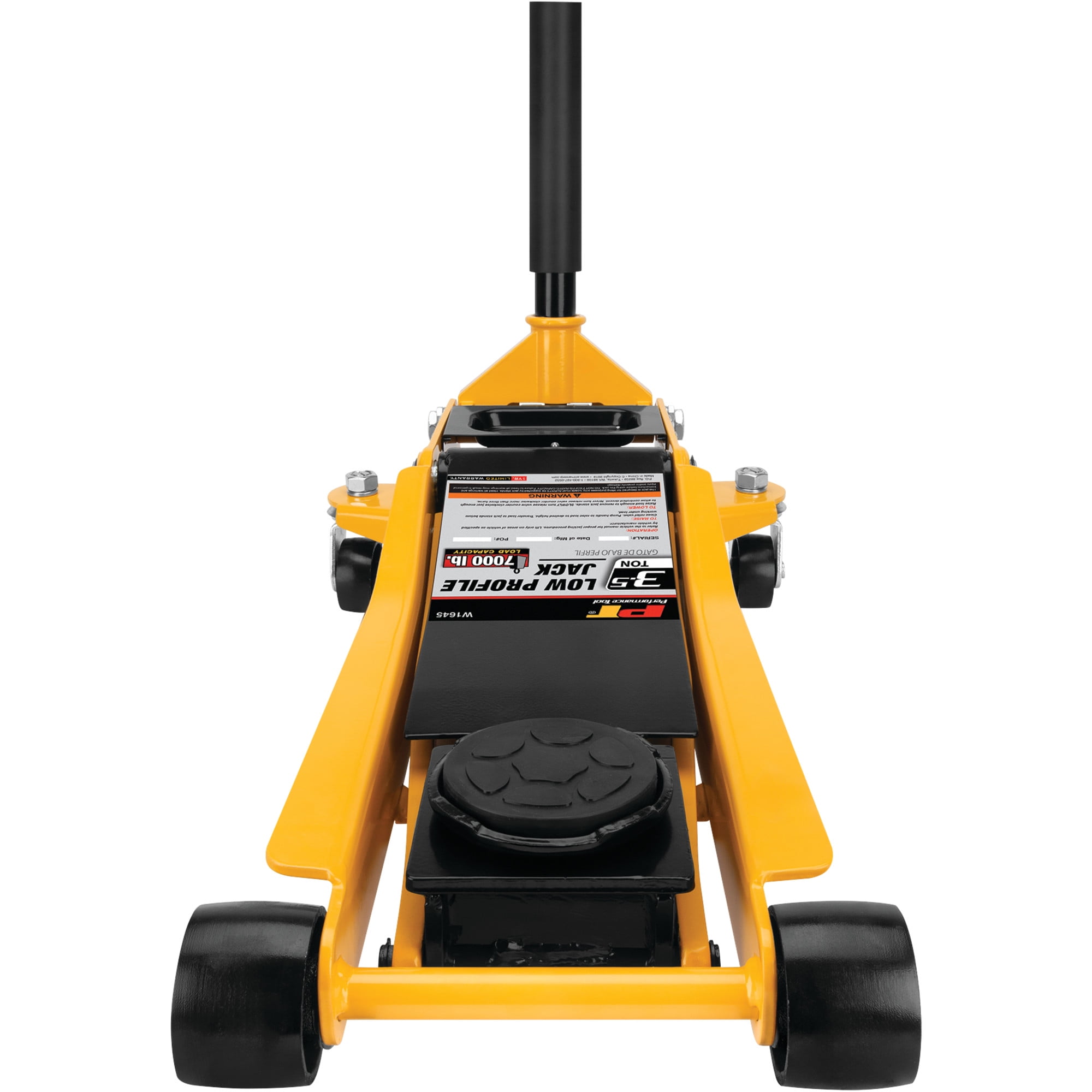 Performance Tool W1645 Professional Low-Profile Swiveling Floor Jack, 3.5-Ton Capacity, Lift Range 3-1/2-Inch to 20-1/2-Inch - Image 8