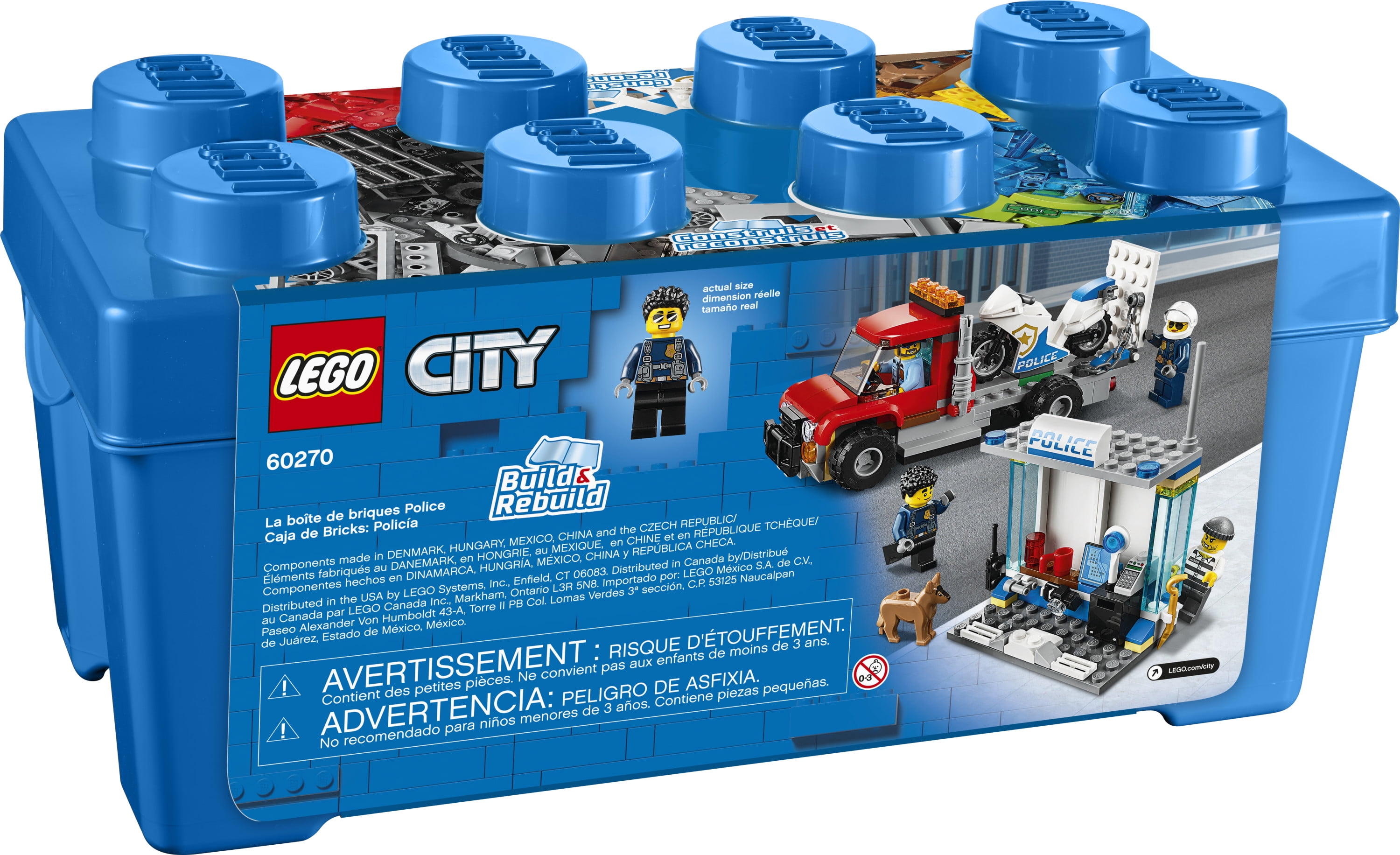 LEGO City Police Brick Box 60270 Action Cop Building Toy for Kids (301 Pieces) - Image 4