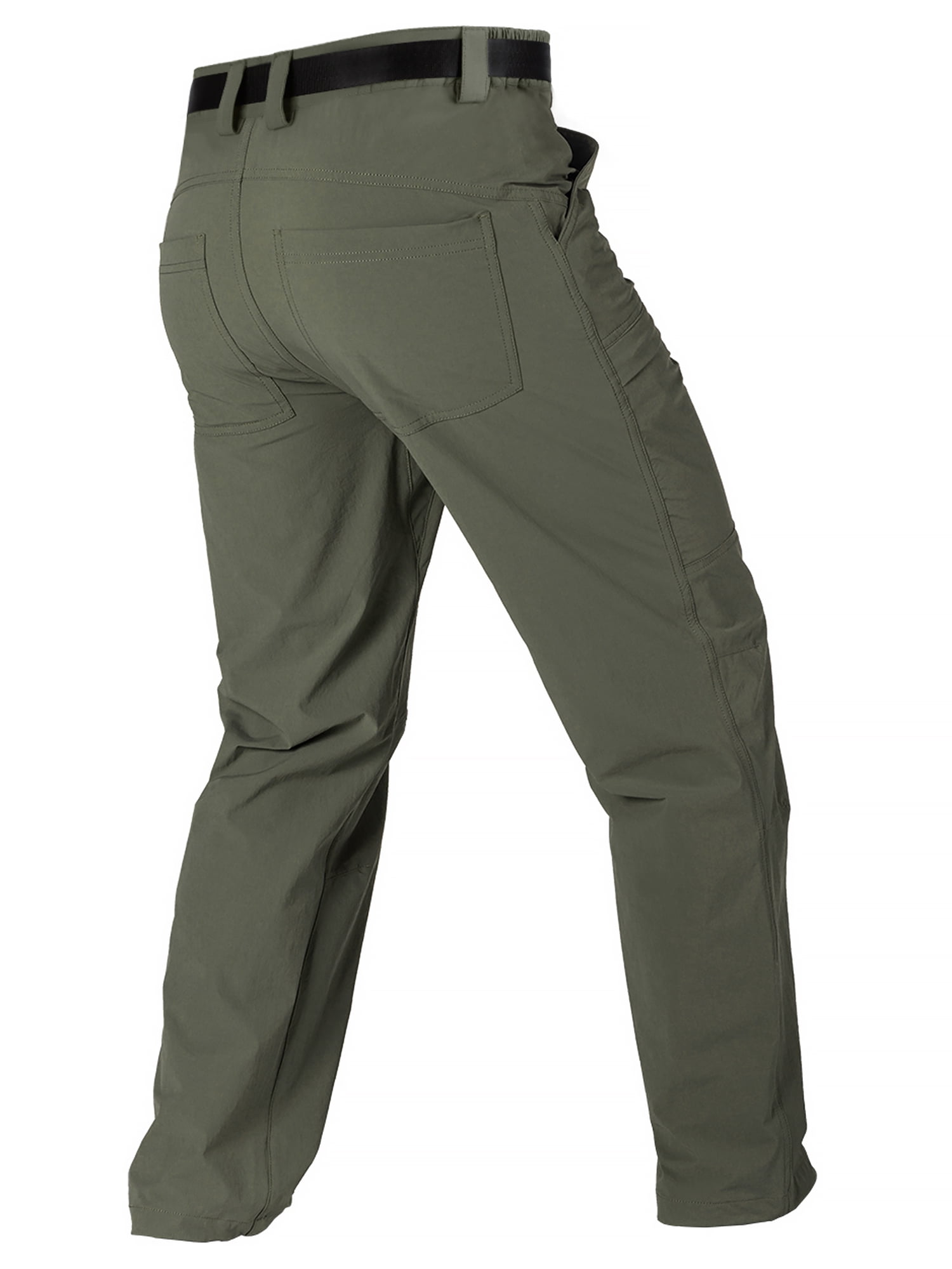 FREE SOLDIER Men's Waterproof Lightweight Hiking Pants Quick Dry Cargo Pants - Image 2