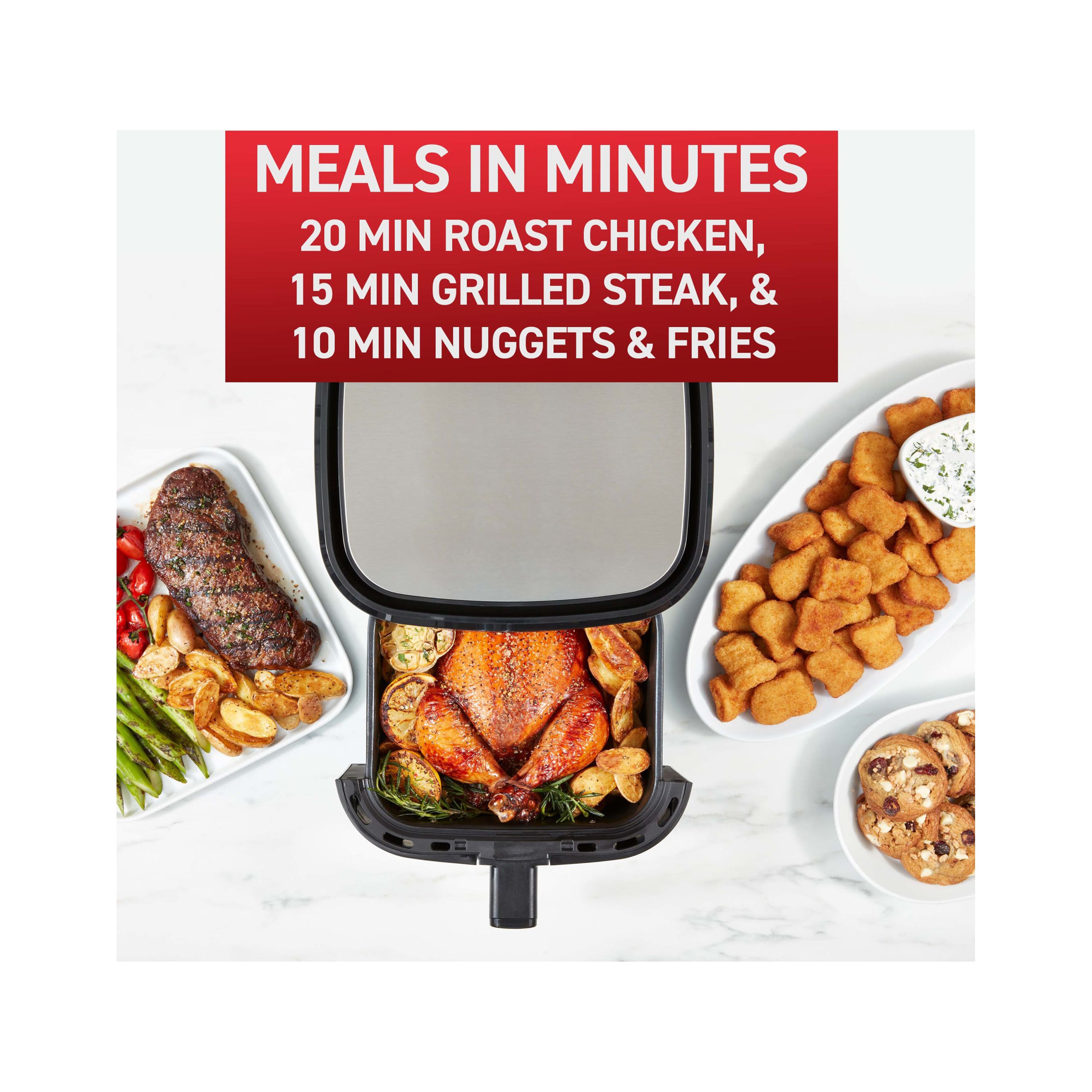 T-fal Easy Fry & Grill XL 2-in-1 Air Fryer Combo, 4.4 quart - Image 7