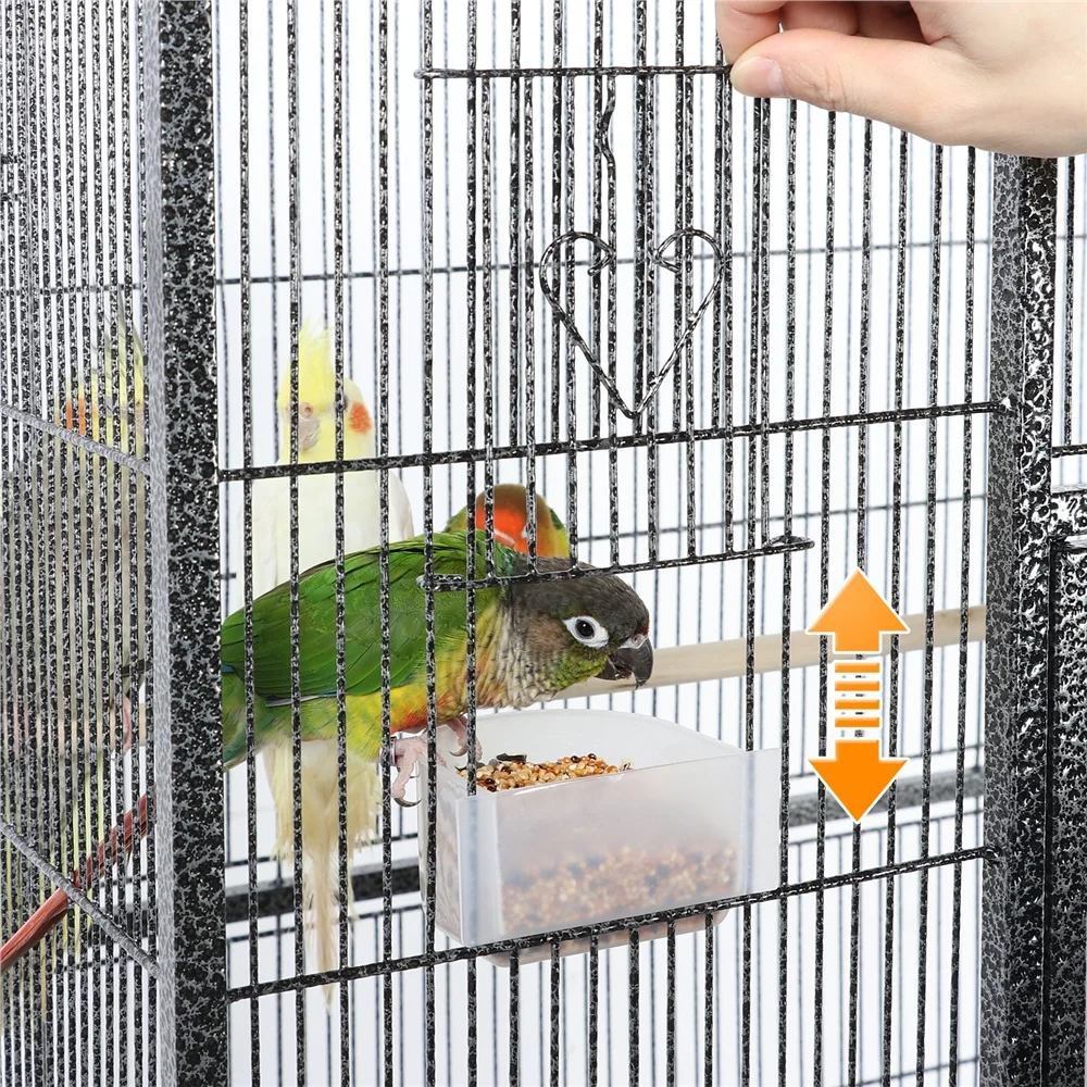 Alden Design 63" Large Bird Cages for Mid-Sized Parrot Cockatiels Parakeets Conure Lovebird - Image 9