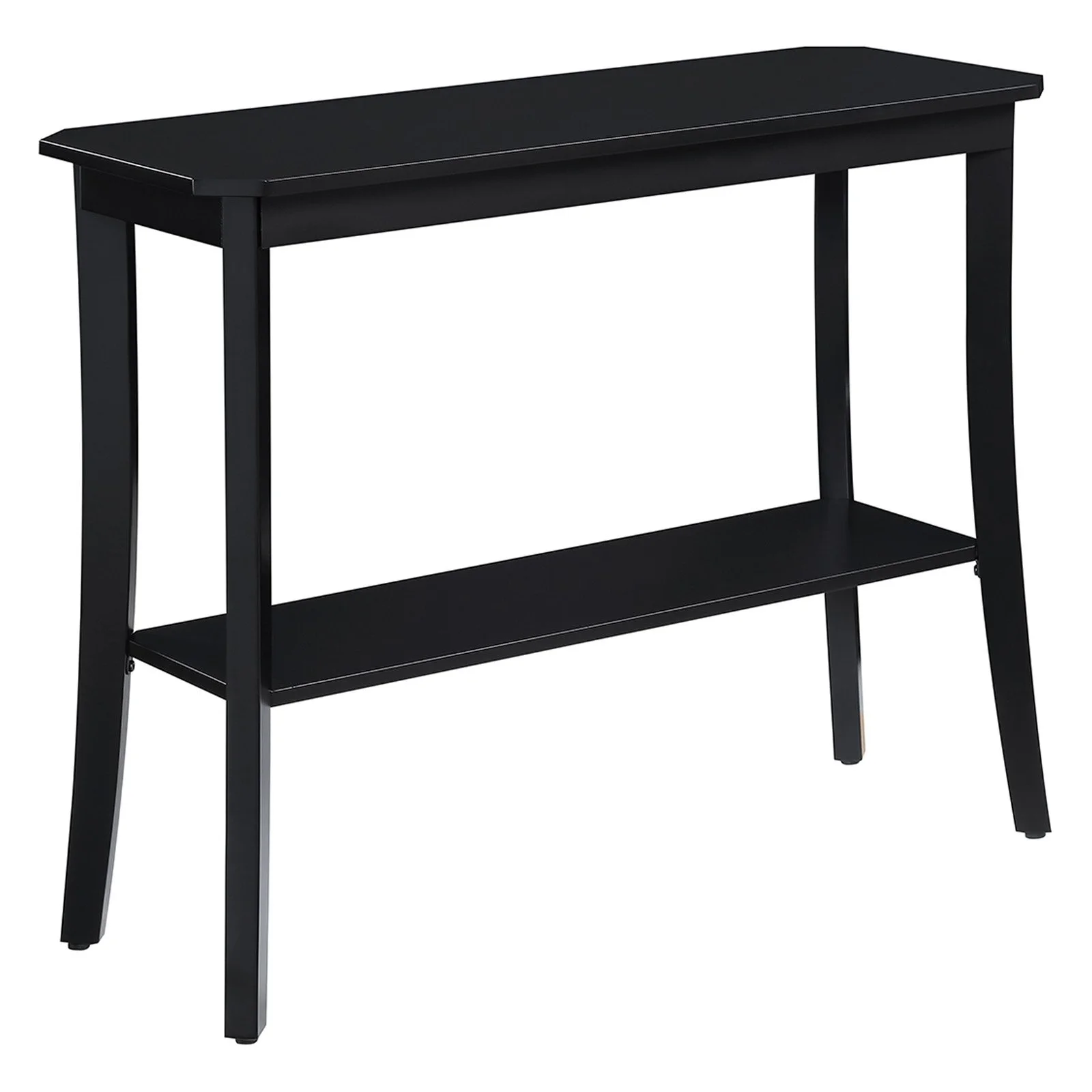 Convenience Concepts Designs2Go Baja Console Table with Shelf, Black - Image 2