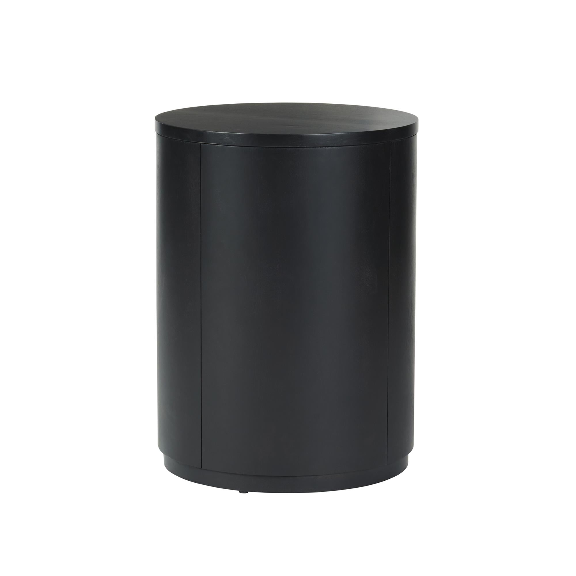 Better Homes & Gardens Miller Drum End Table, Black - Image 4
