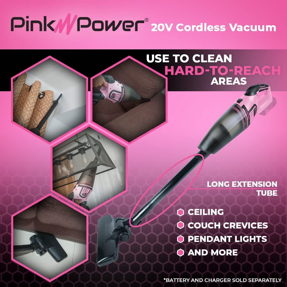 Pink Power Vacuum (TOOL ONLY - Does Not Include Battery or Charger) - Image 6