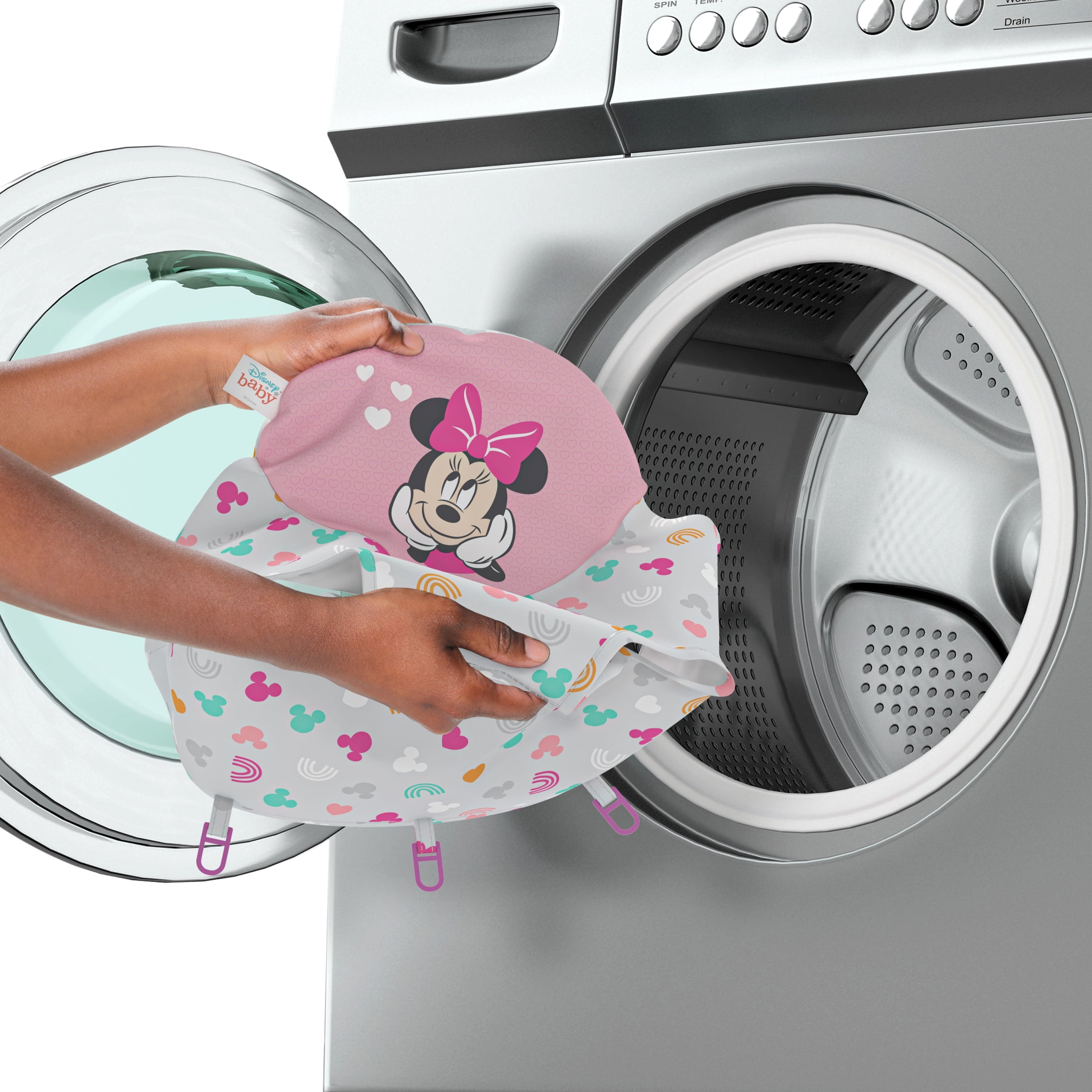 Disney Baby 2-in-1 Adjustable Baby Walker with Activity Station, Minnie Mouse by Bright Starts - Image 9