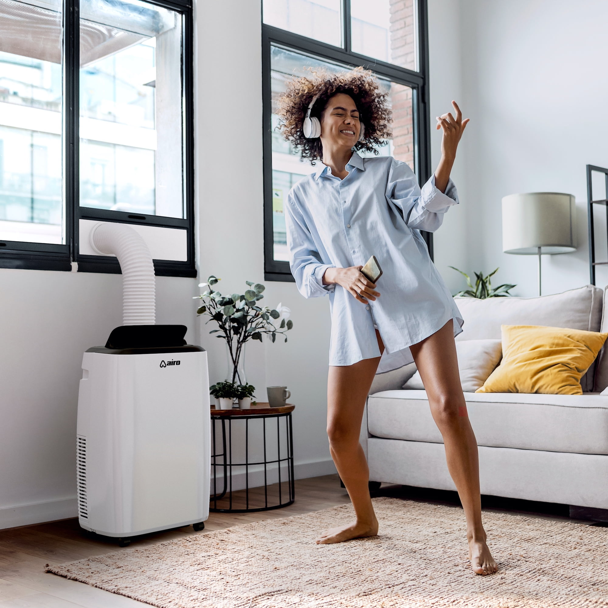 Airo Portable Air Conditioner 8000 BTU (5000 BTU DOE), Standing AC Unit with DIY Window Kit - Image 8