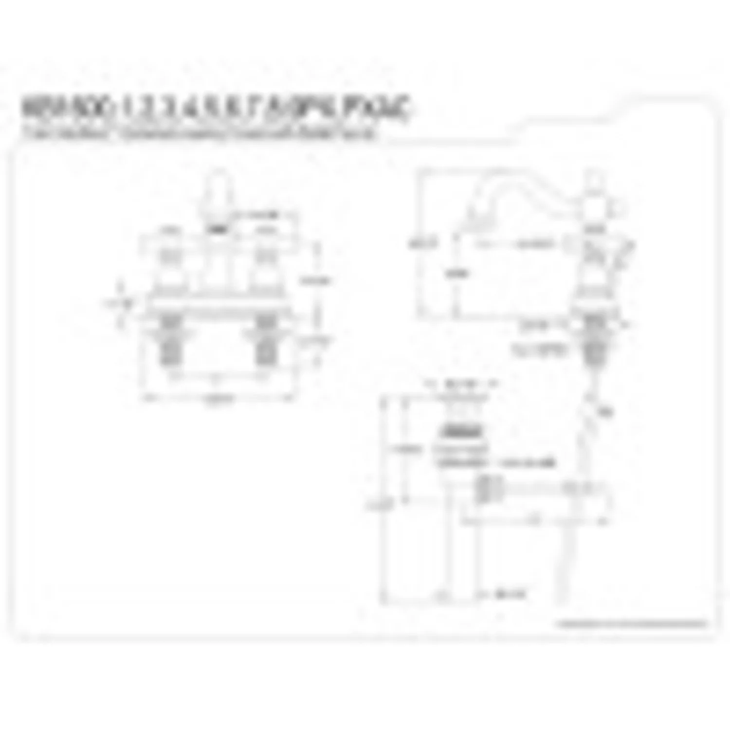 Kingston Brass KB1600PX Heritage 4 in. Centerset Bathroom Faucet, Matte Black - Image 3