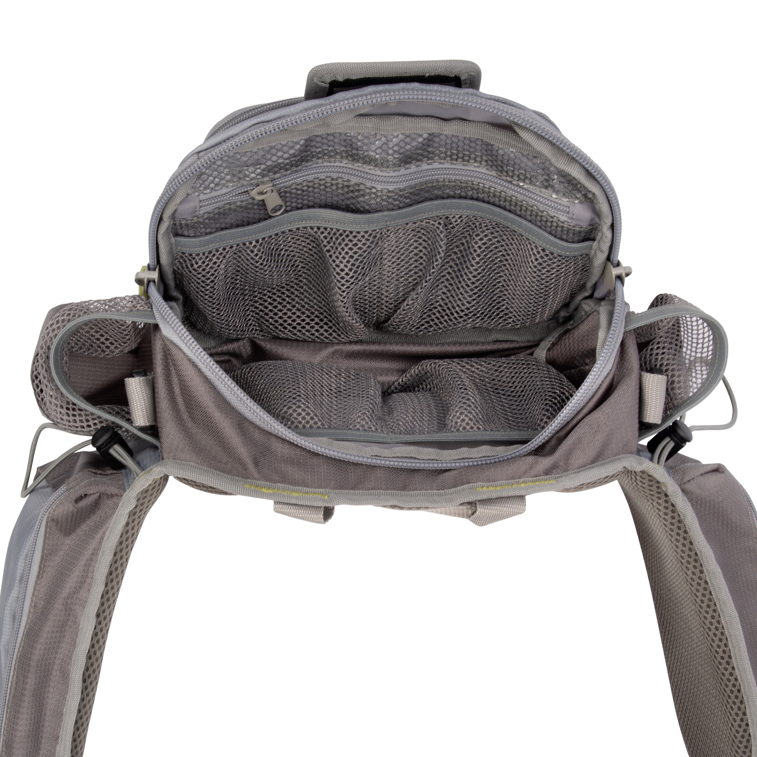 Allen Company Eagle River Lumbar Fly Fishing Pack, Gray/Lime - Image 3