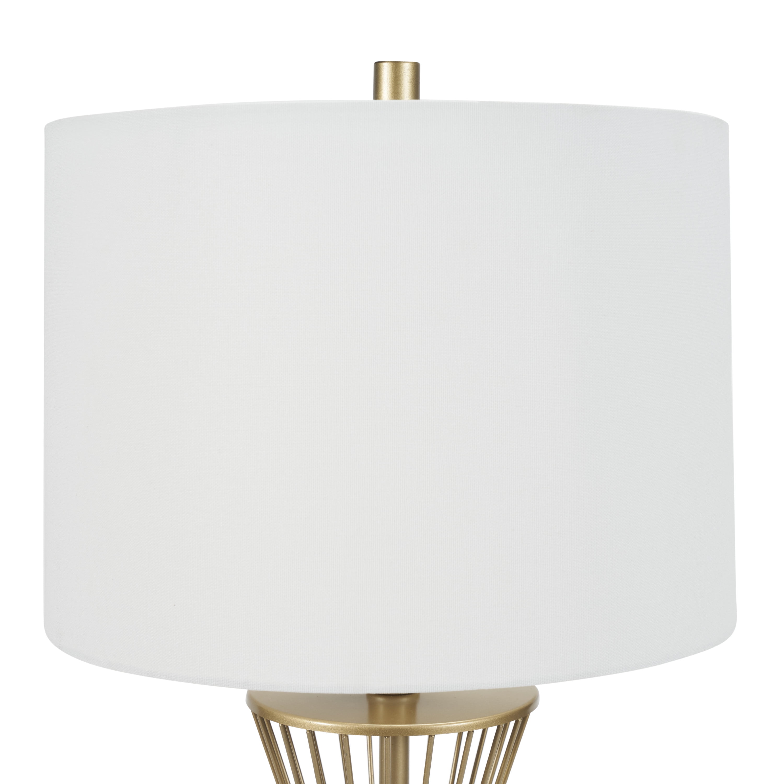 Nourison 27" Elegant Gold/Marble Table Lamp Contemporary, Modern, Glam for Bedroom, Living Room, Office, End Table, Coffee Table - Image 6