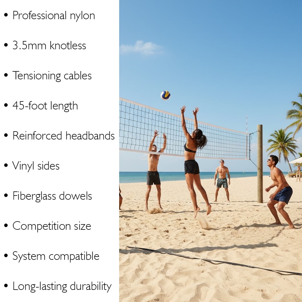 BSN Sports Ultimate Volleyball Net - Image 5