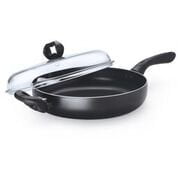 Ecolution Artistry 11" Chicken Fryer with High Dome Glass Lid, Black - Image 2