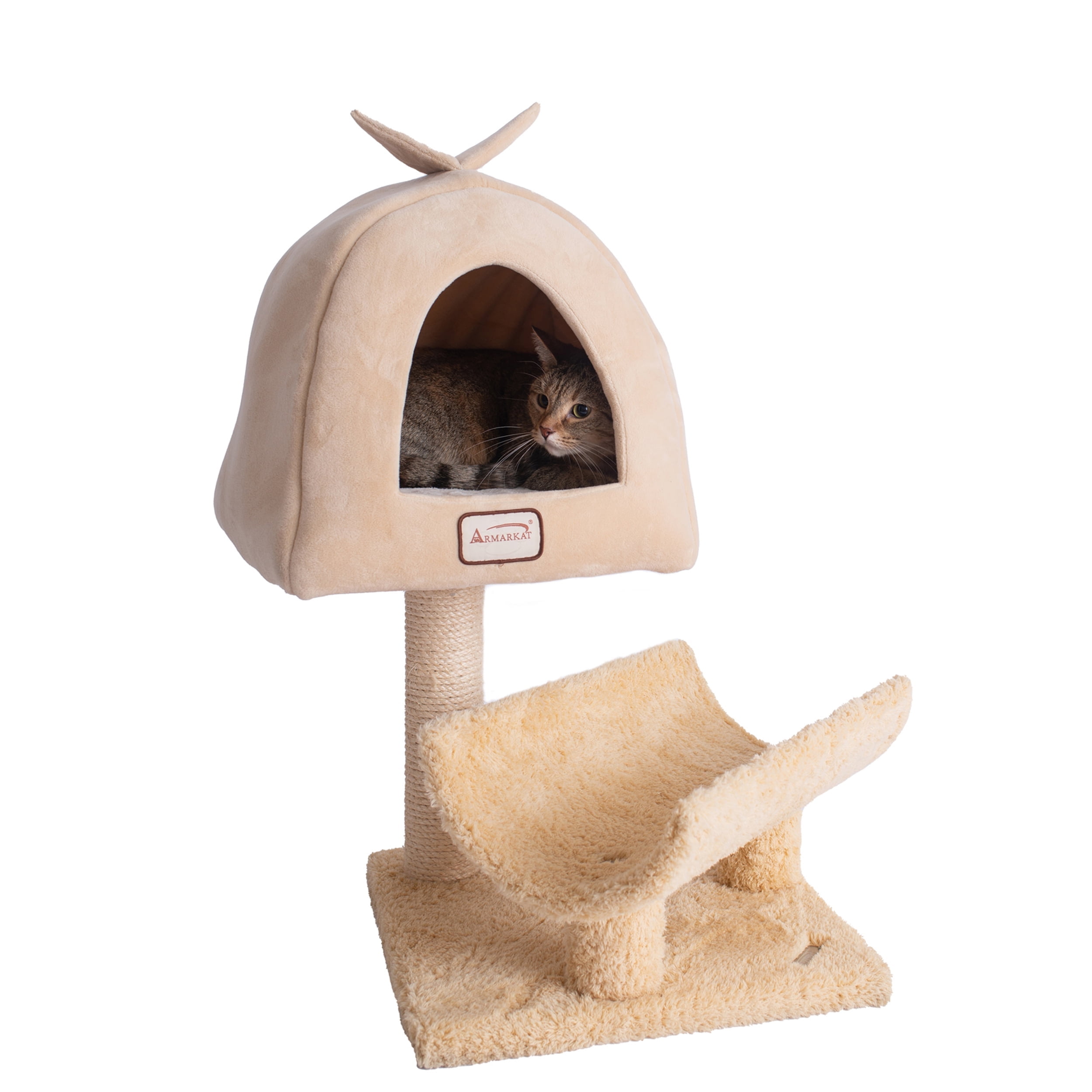 Armarkat real wood Cat Tree, Model X3007, Goldenrod - Image 6