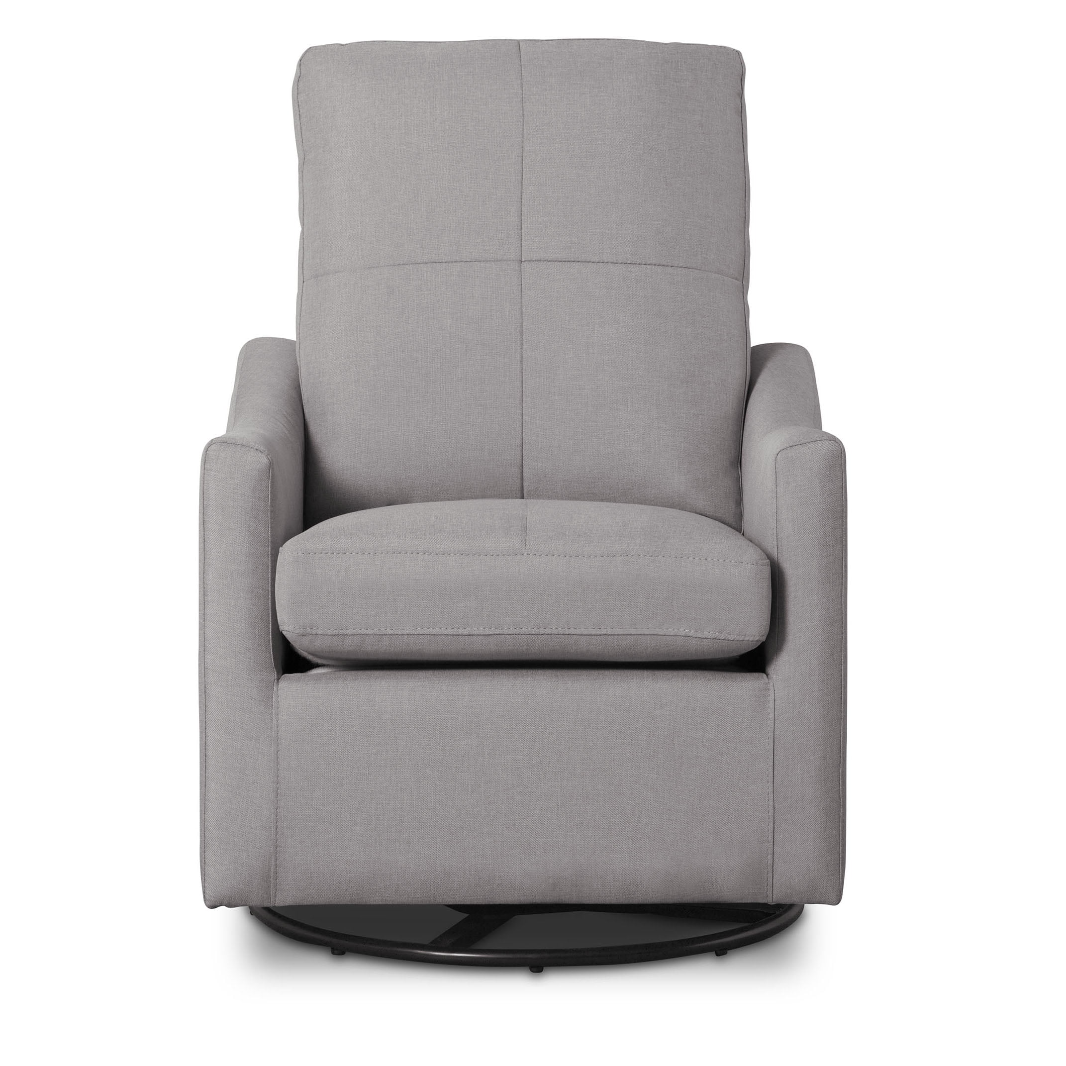 Delta Children Kenwood Slim Nursery Glider Swivel Rocker Chair, French Grey - Image 2
