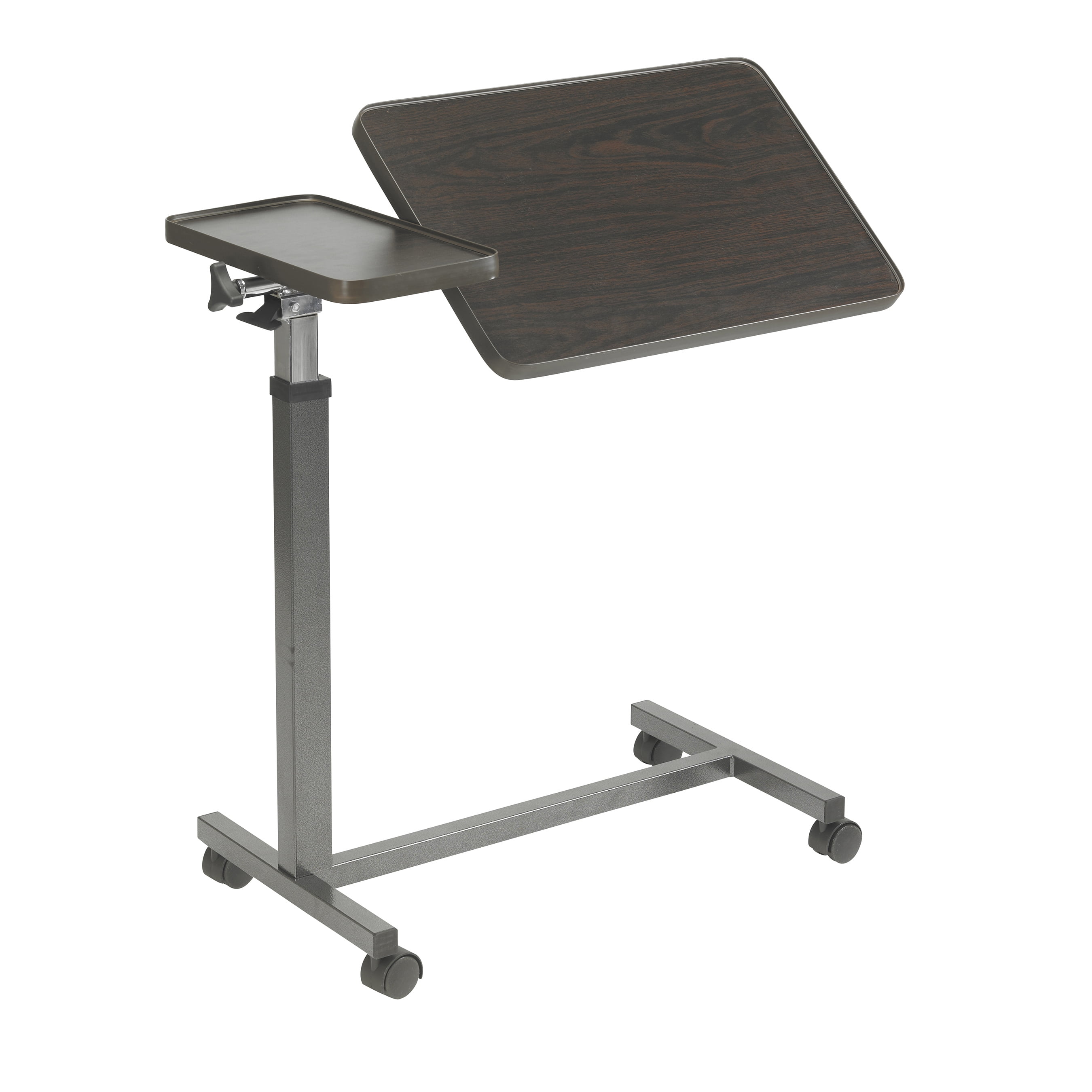 Drive Medical Multi-Purpose Tilt-Top Split Overbed Table - Image 3