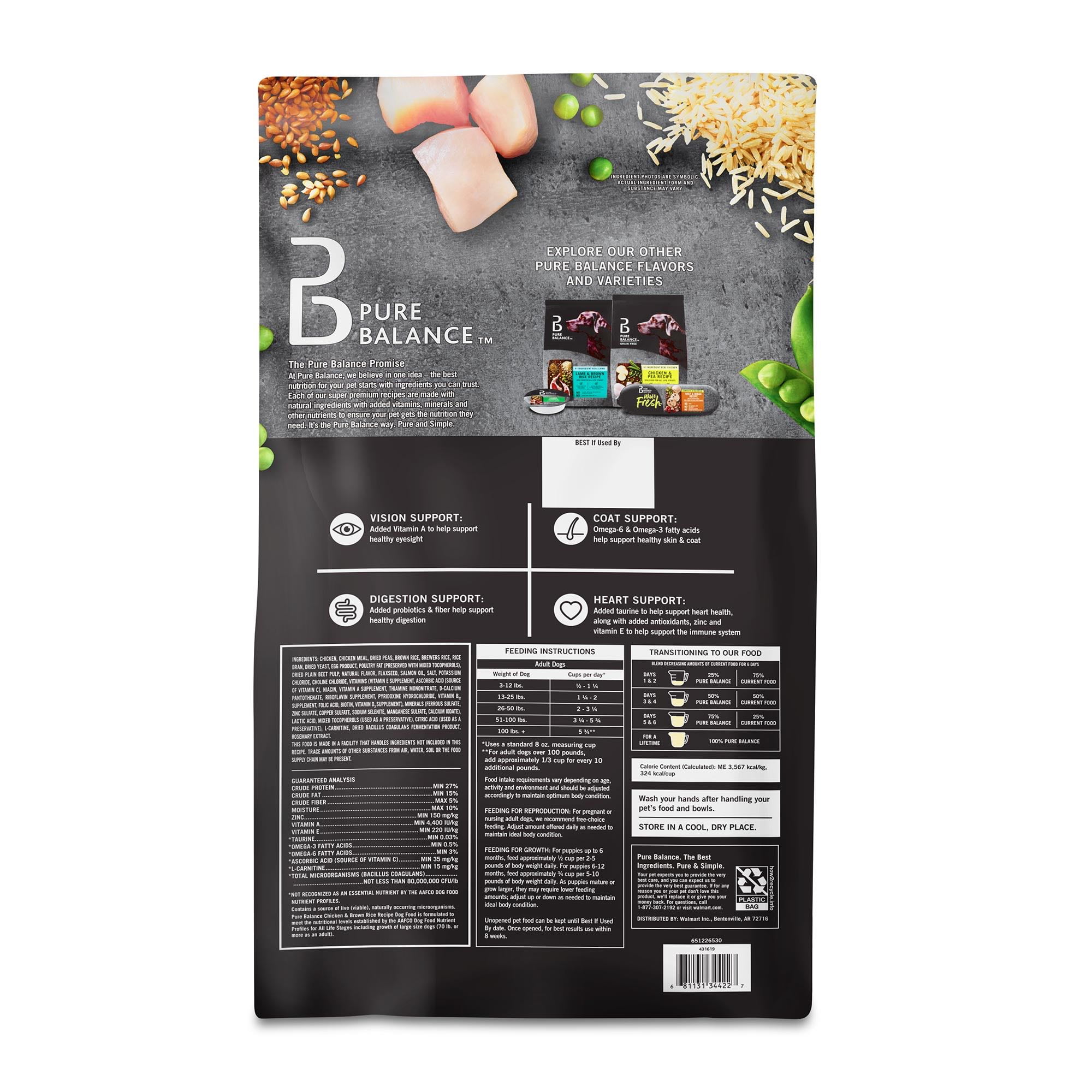 Pure Balance Chicken & Brown Rice Recipe Dry Dog Food, 30 lbs - Image 8