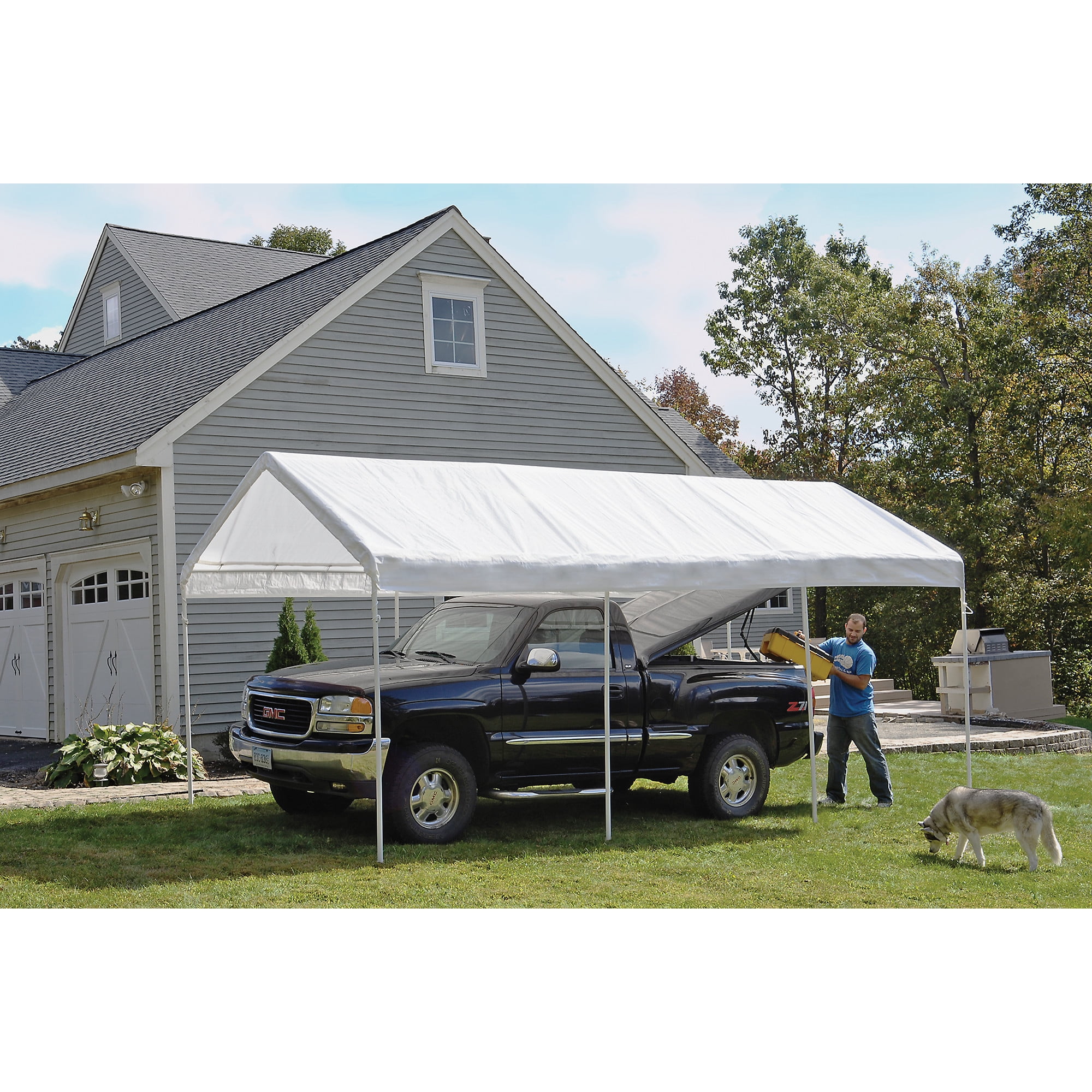ShelterLogic SuperMax 10 x 20 x 9 ft White Gazebo Canopy - Image 6