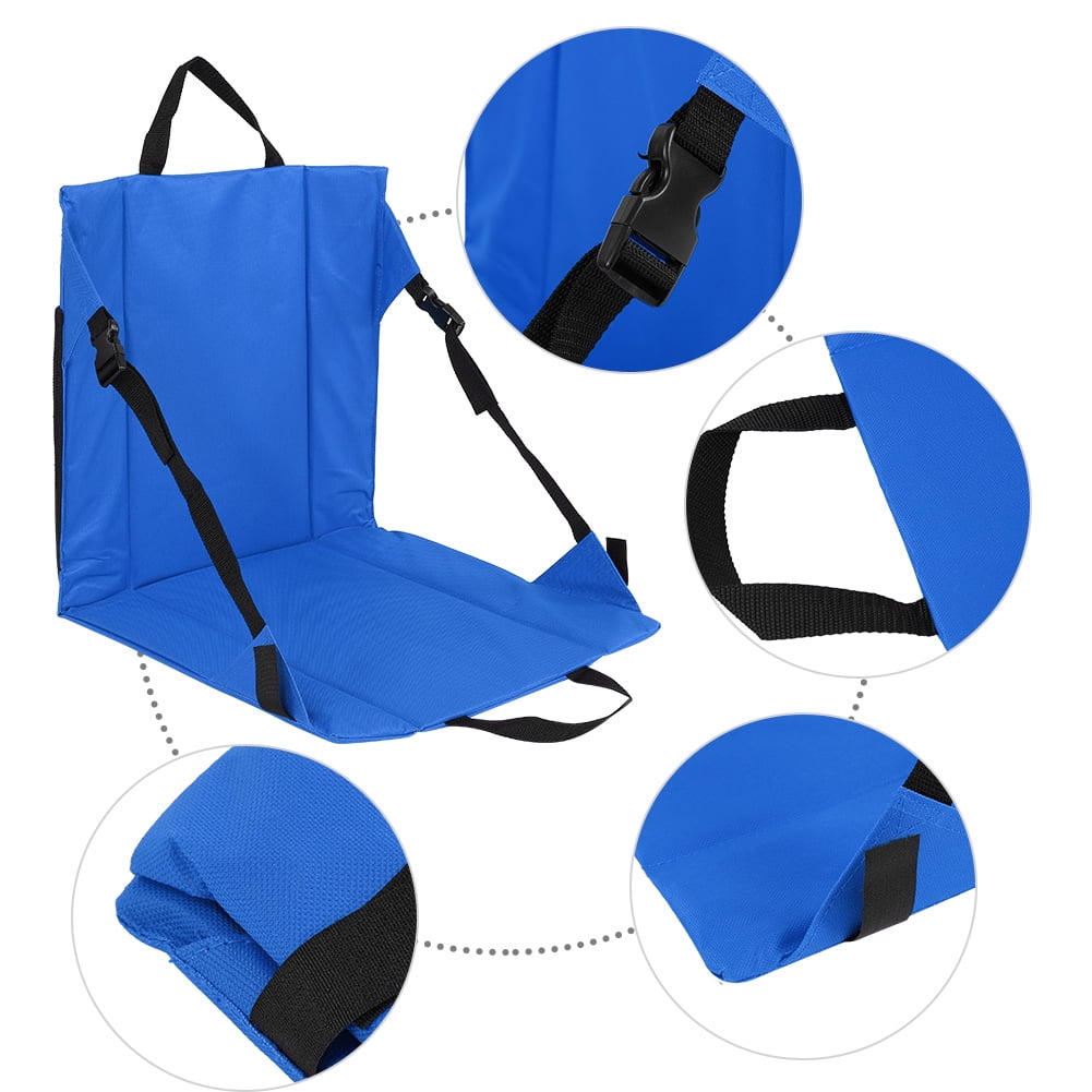 Stadium Seats for Bleachers Stadium Chair with Back Support and Wide Padded Cushion for beach,concert,picnic,camping,Sporting event-Includes Shoulder Strap and Cup Holder - Image 2