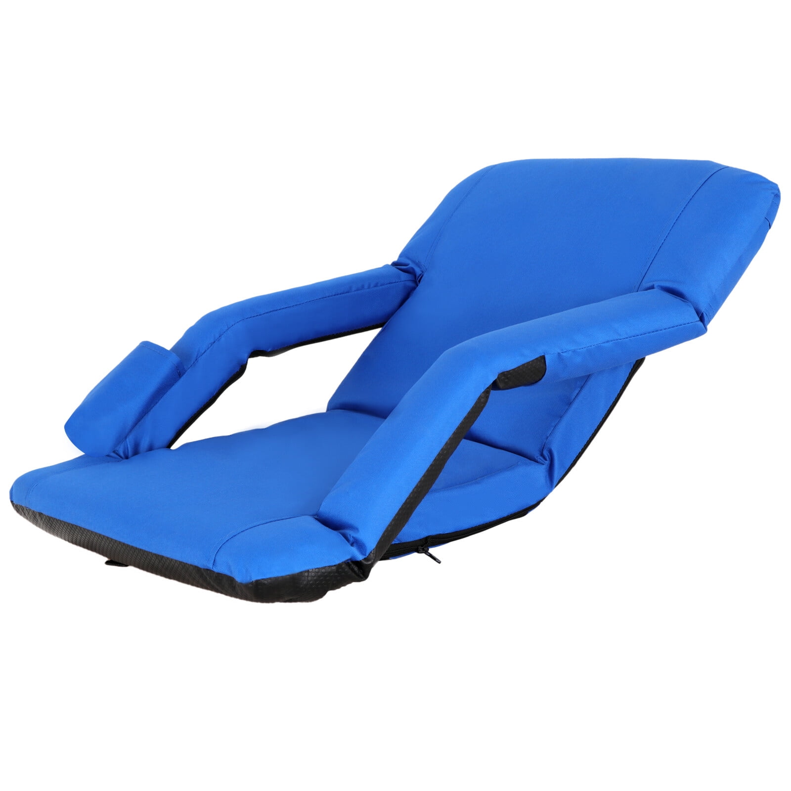 ZenSports Portable Stadium Chair Seat for Bleacher W/Back - 6 Reclining Positions, Blue - Image 8