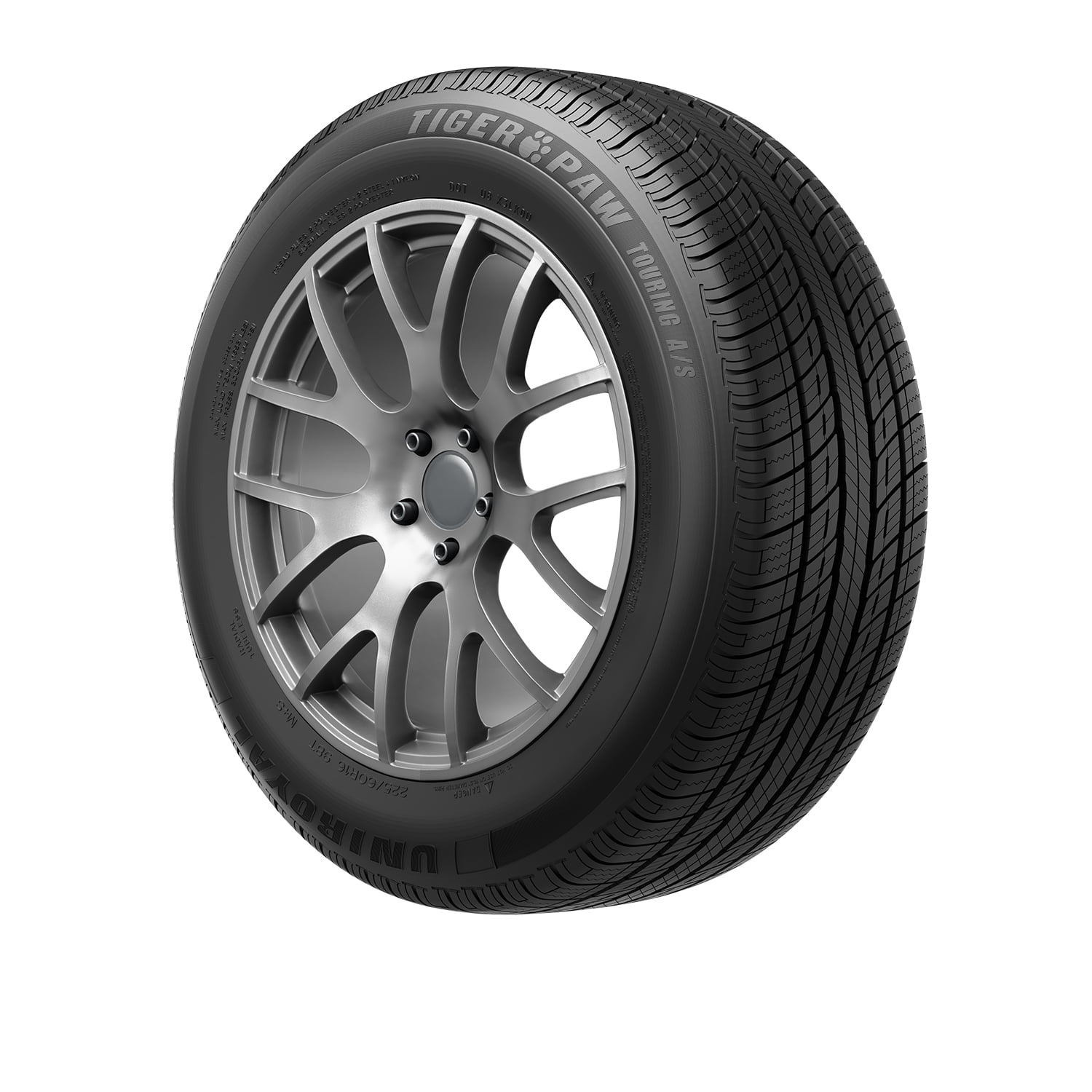 Uniroyal Tiger Paw Touring A/S DT All Season 245/45R19 102V XL Passenger Tire - Image 4