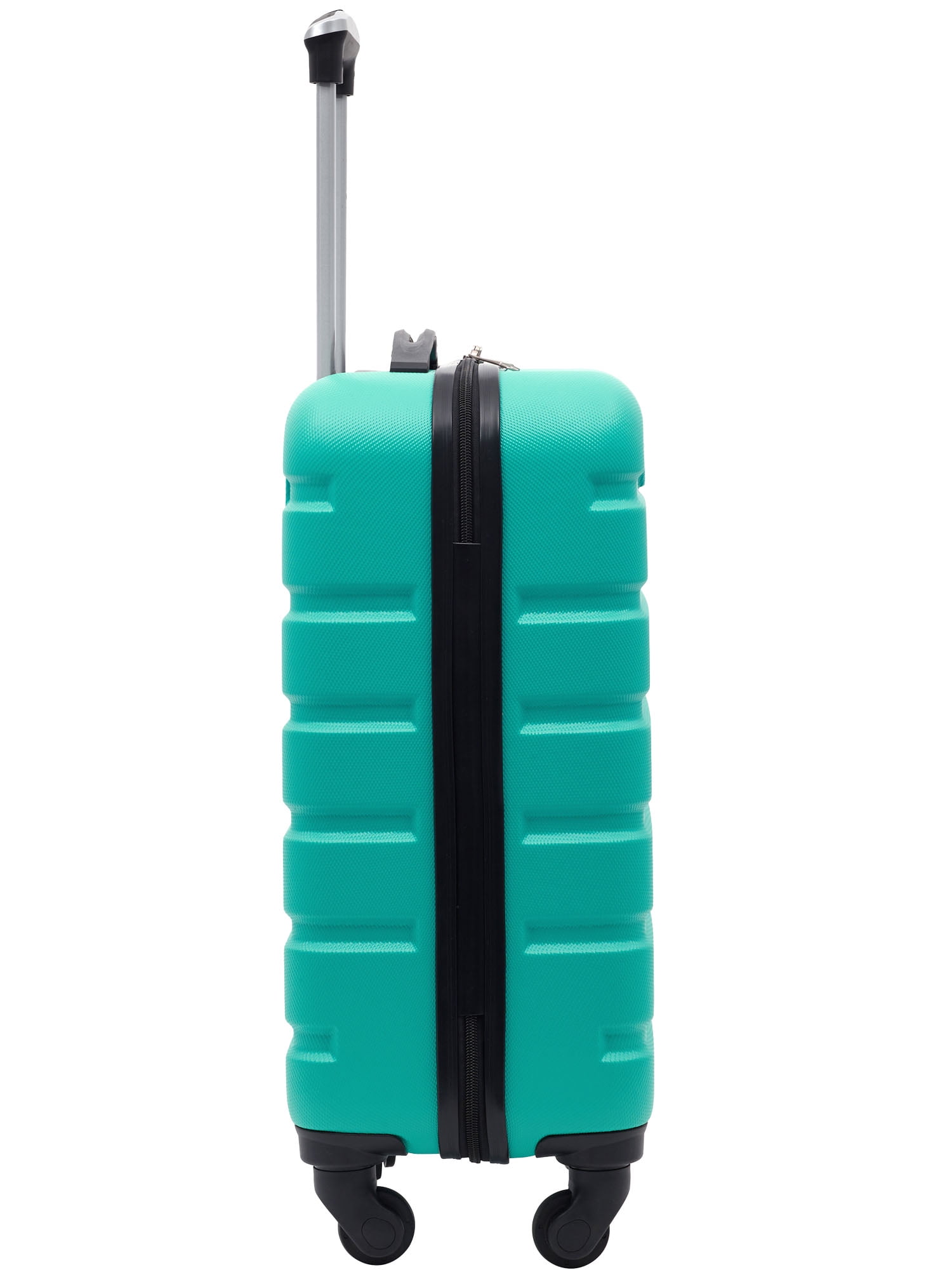 Wrangler 20-inch Rolling Hard Side Carry-on Spinner Luggage, Teal - Image 3