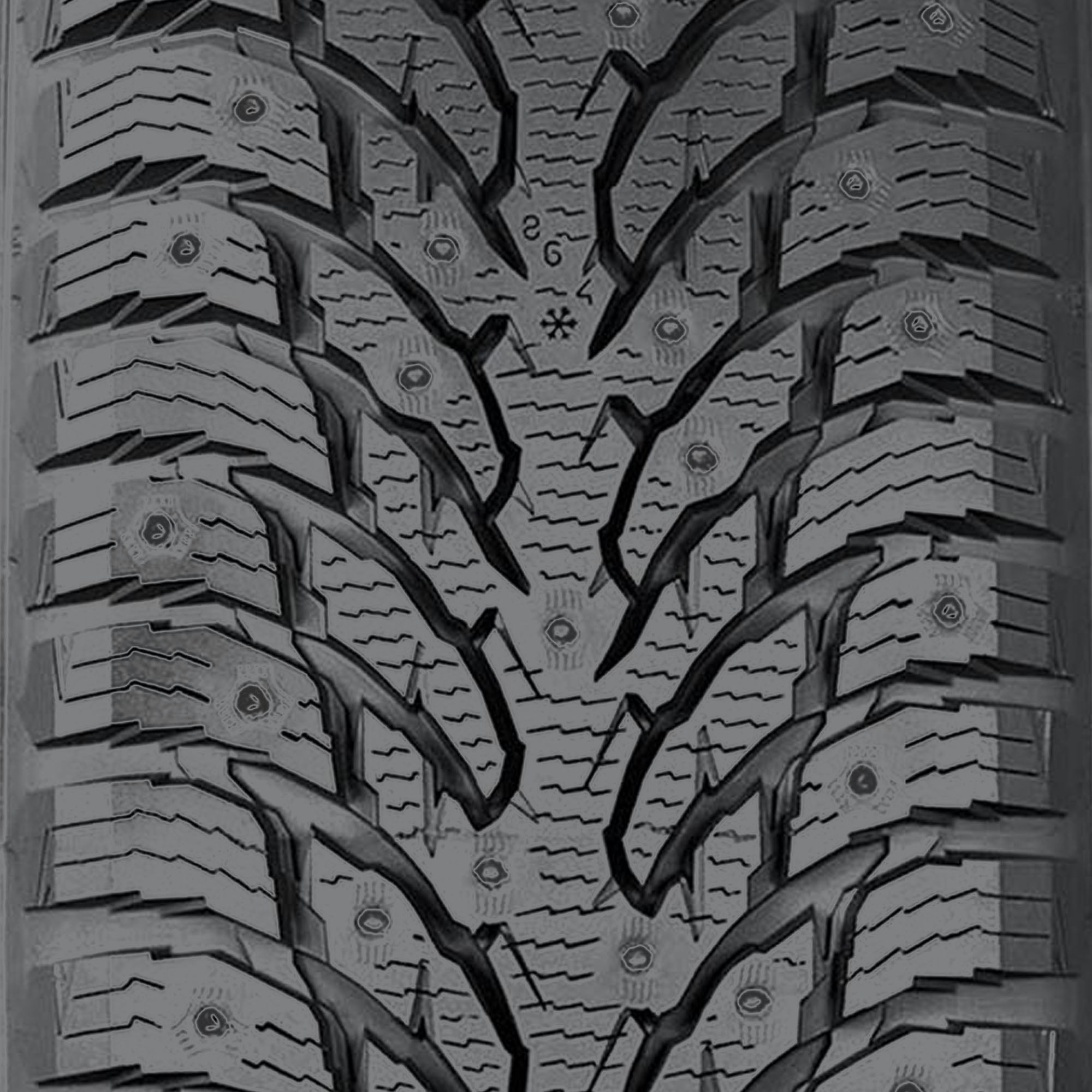 Nokian Hakkapeliitta 9 SUV Studded Winter 235/55R19 105T XL SUV/Crossover Tire - Image 4