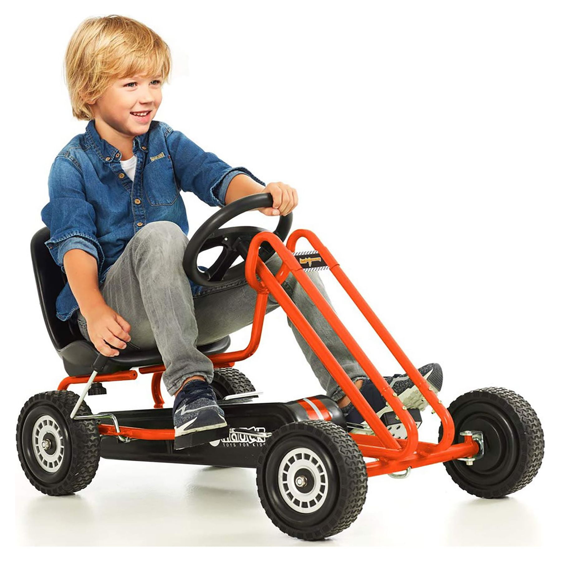 hauck Lightning Pedal Go Kart Car Ride-on Toy with Adjustable Seat - Image 2