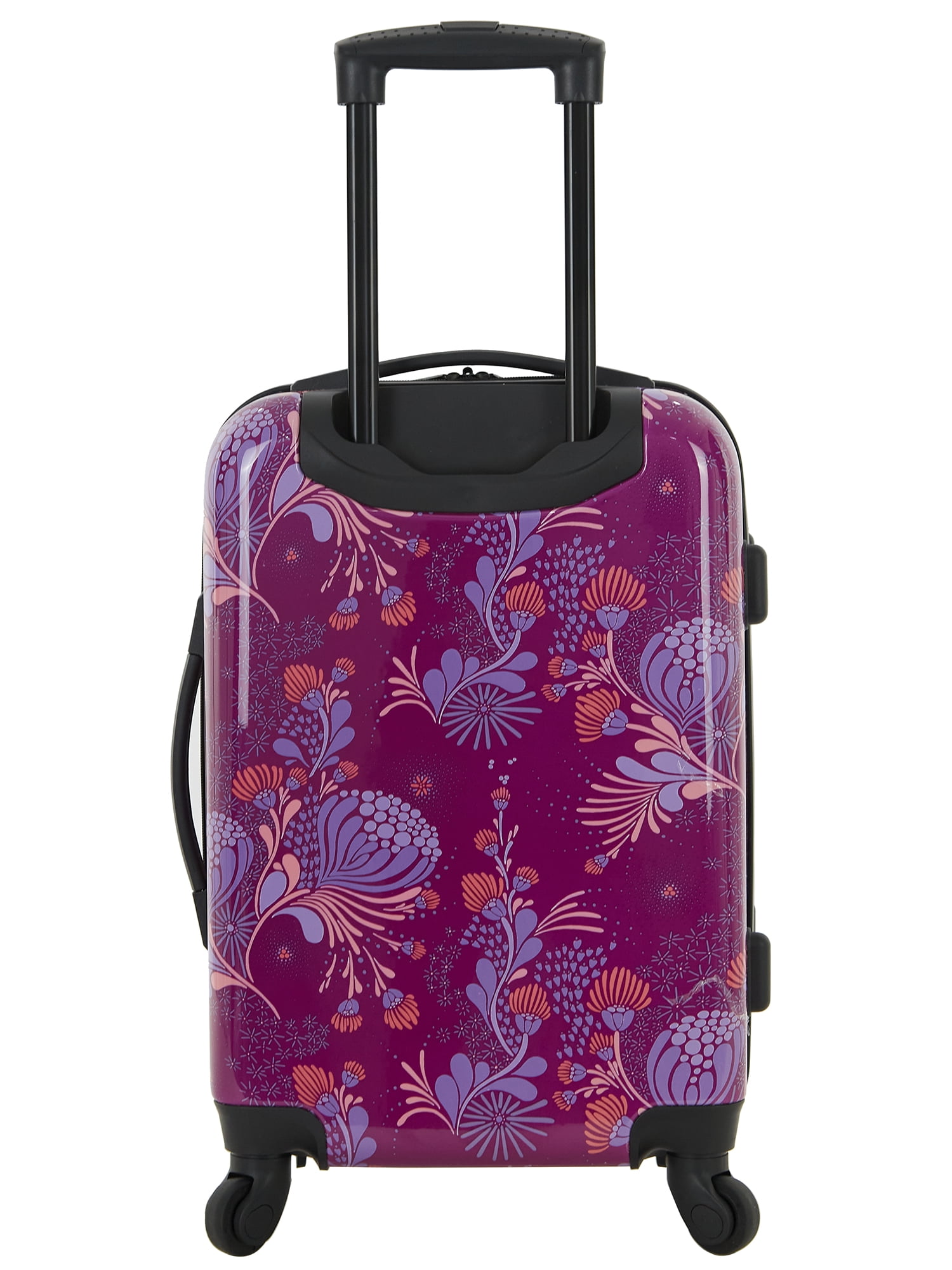 Vonguish Collection 3 piece Hardside Luggage Set with 8 wheel spinners, Style Floral - Image 7
