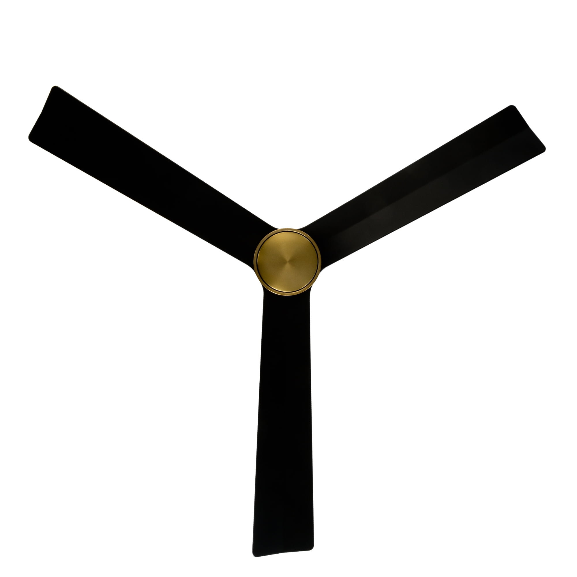 WAC Clean 52" Soft Brass/Matte Black Smart Ceiling Fan with Remote Control - Image 6