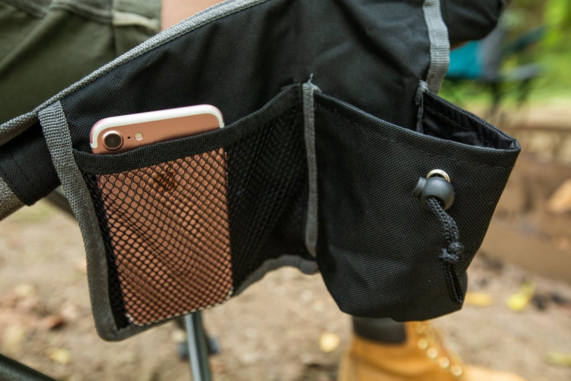 Ozark Trail High Back Camping Chair, Black, Adult - Image 3