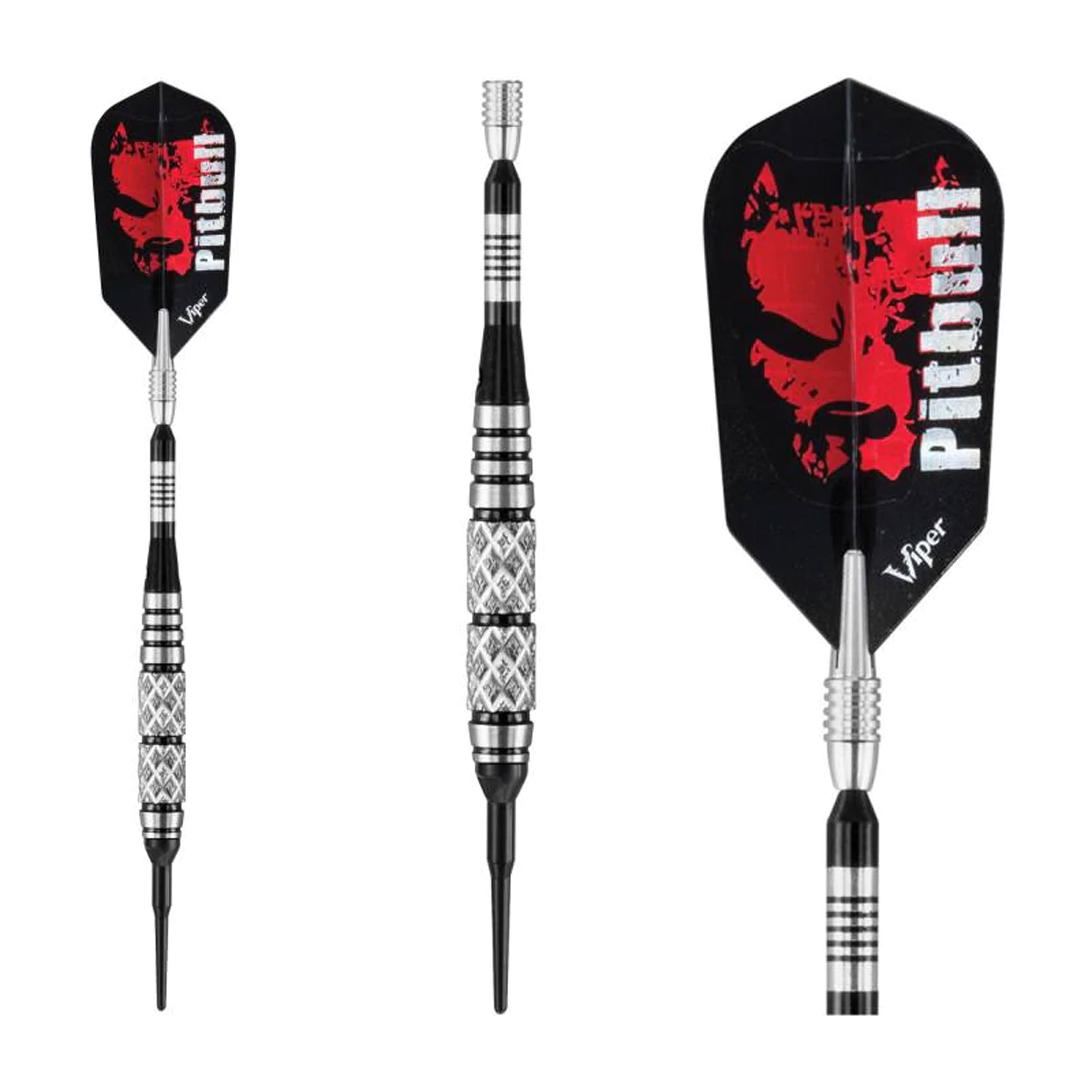 Viper Pitbull 90 Percent 18 Gram Tungsten Soft Tip Diamond Cut Barrel Darts - Image 2