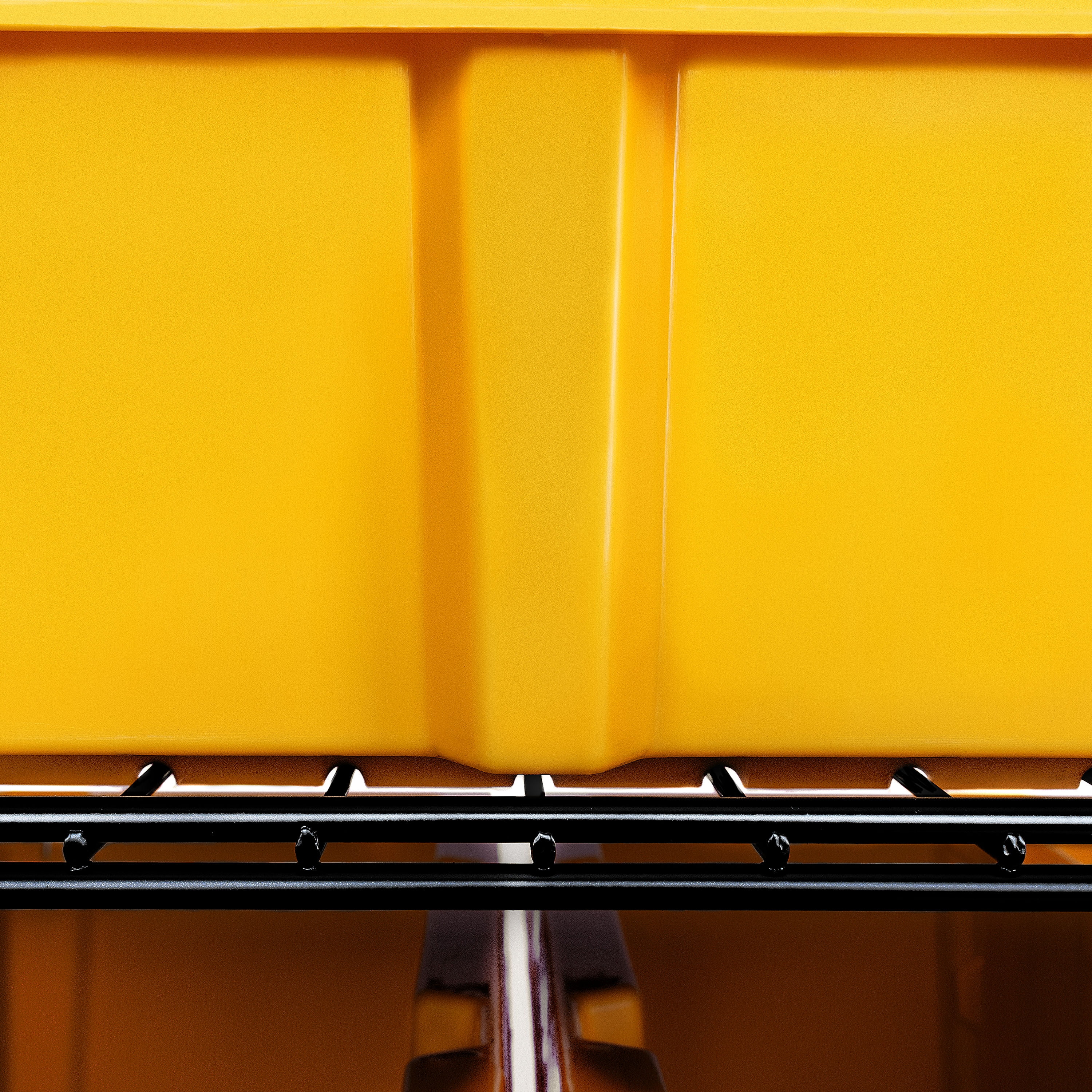 Seville Classics 8-Tier NSF 24-Bin Rack, 36" W x 14.25" D x 63.5" H, Yellow - Image 3