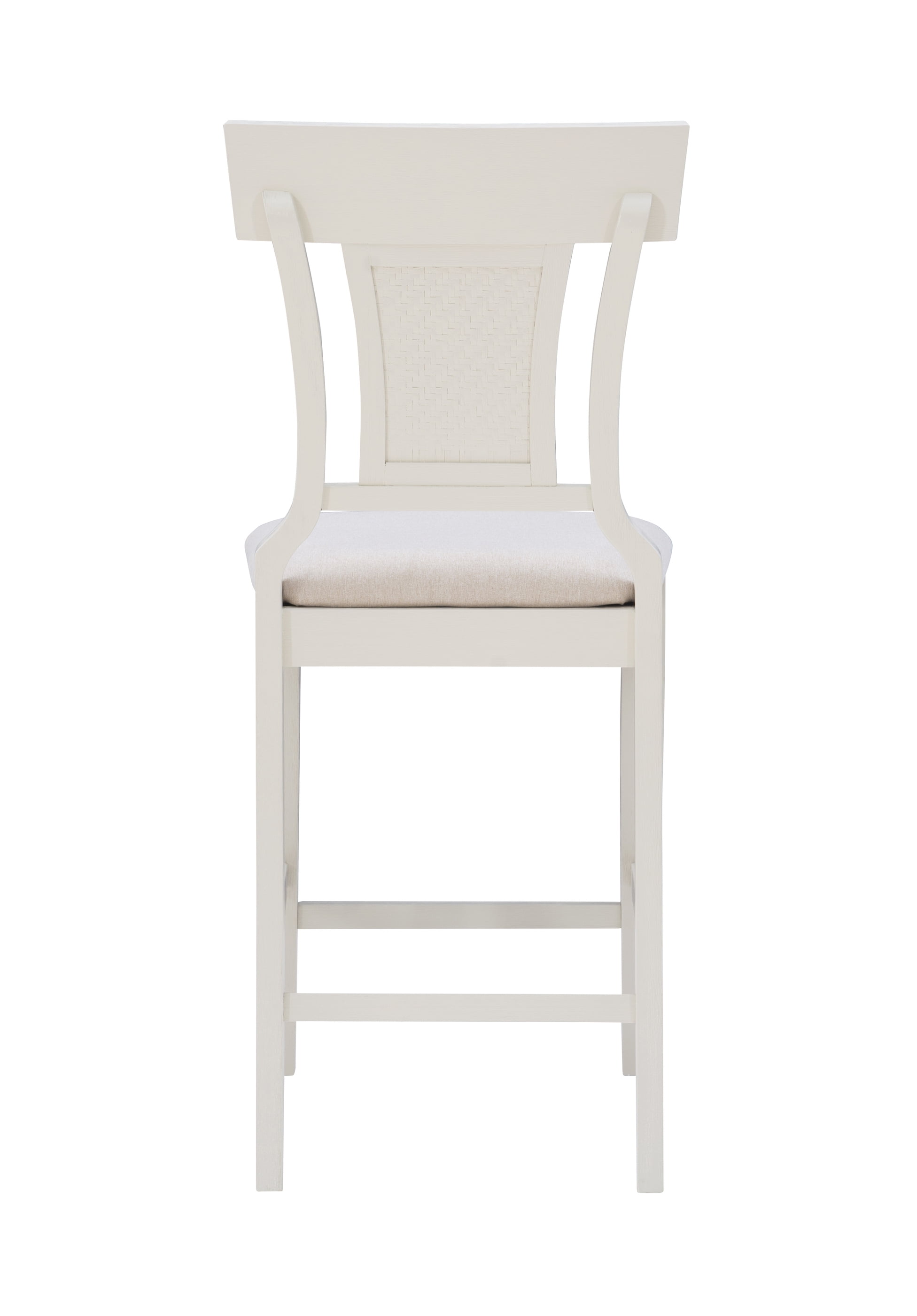 Linon Rylan 26" Counter Stool, Whitewash/Beige - Image 8
