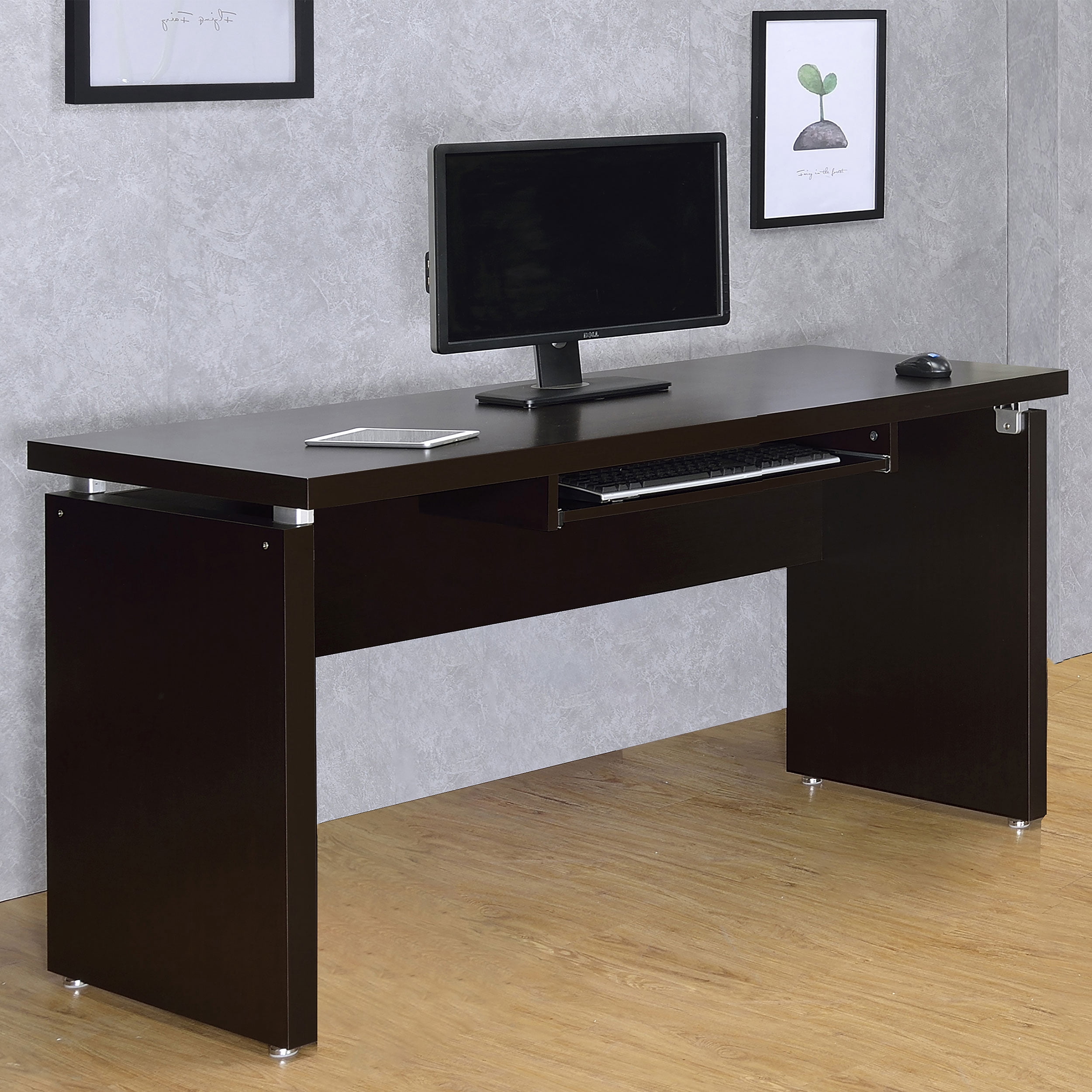 Skylar 55-inch Computer Desk with Keyboard Drawer Cappuccino - Image 6