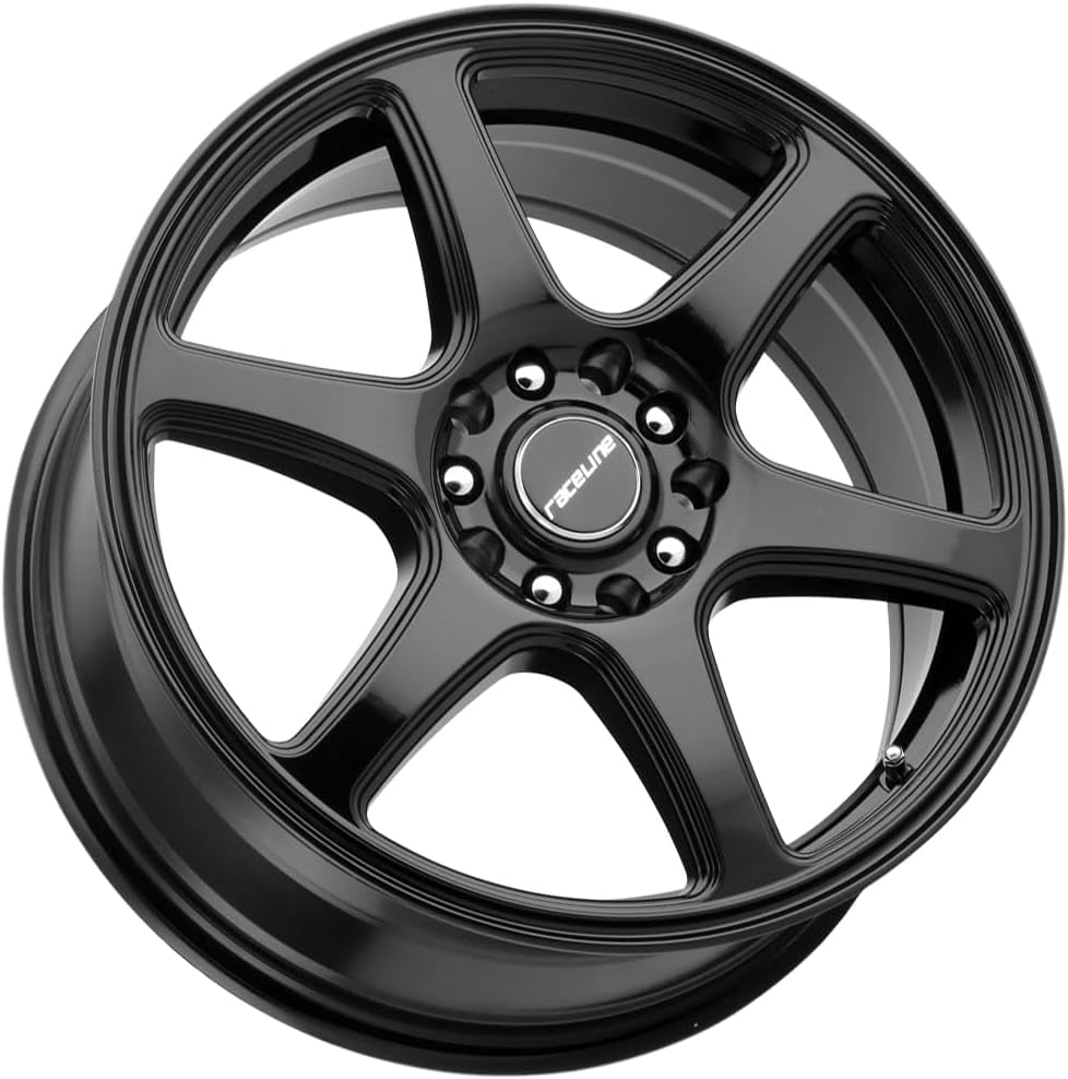 Raceline 146B-MATRIX 17" Cast Aluminum Wheel, MATRIX GLOSS BLACK 17X7.5 5X112/5X120 +40mm - Image 4
