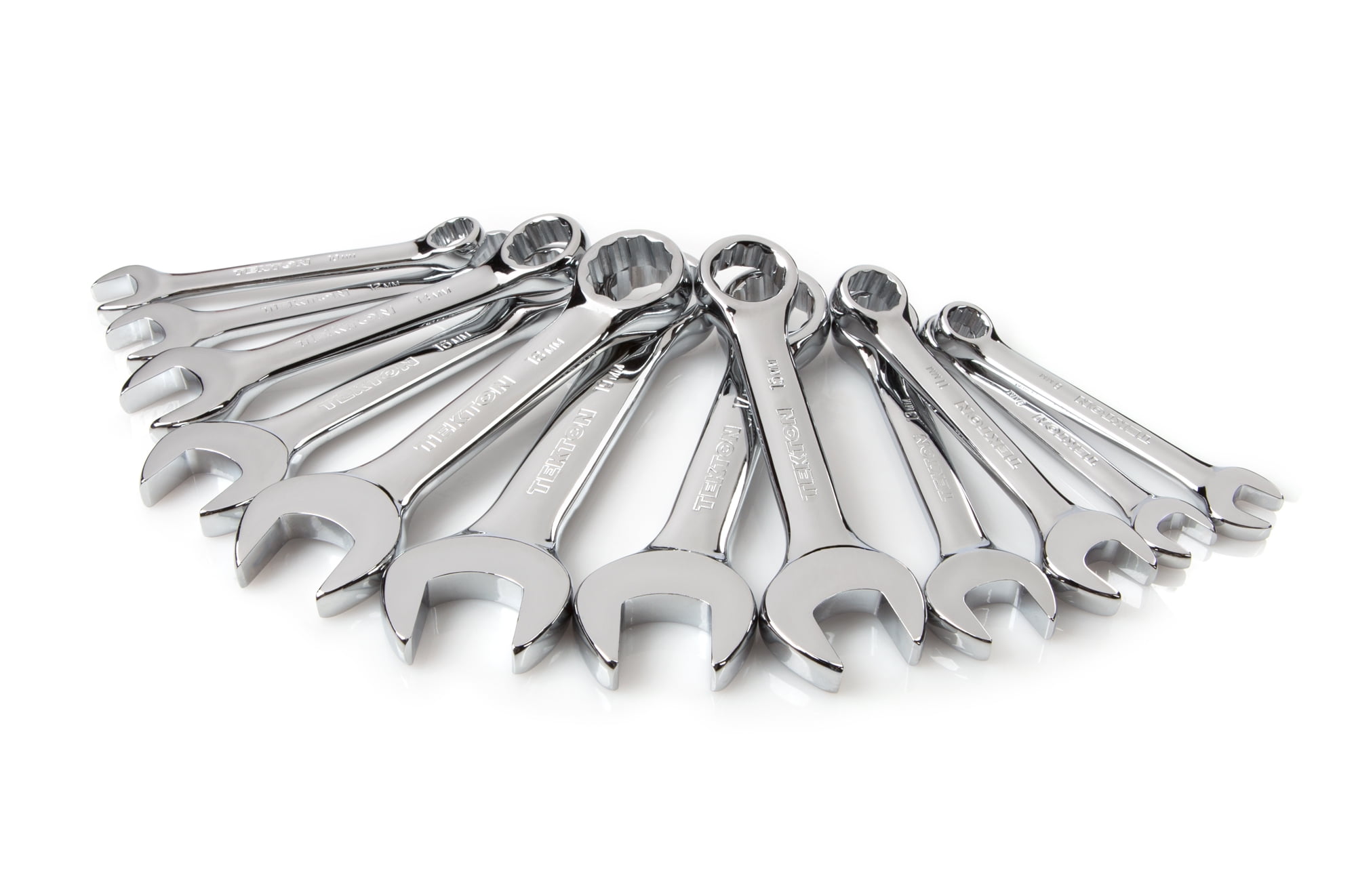 TEKTON Stubby Combination Wrench Set, 12-Piece (8-19 mm) - Keeper | WRN01170 - Image 3