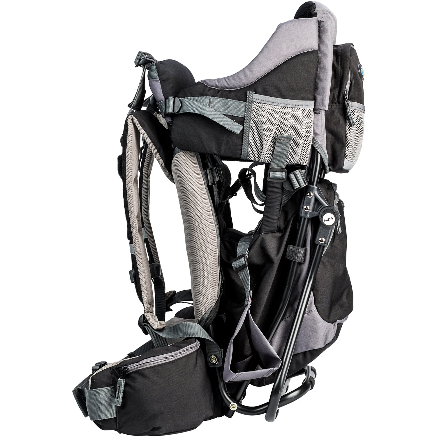 ClevrPlus Canyonero Outdoor Hiking Light Baby Carrier Backpack for Toddlers, Midnight Black - Image 3